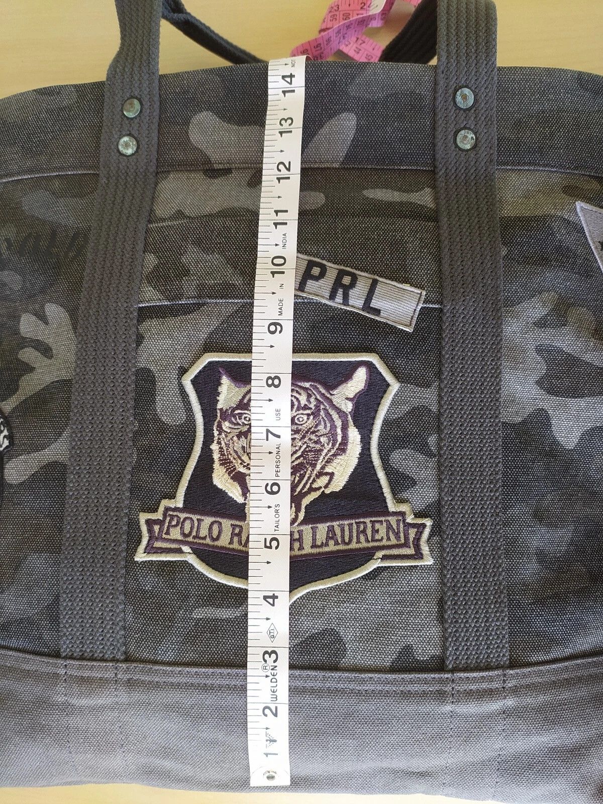 Polo Ralph Lauren Polo Ralph Lauren Canvas Camo Tote FTP 3151 Size ONE SIZE - 12 Thumbnail
