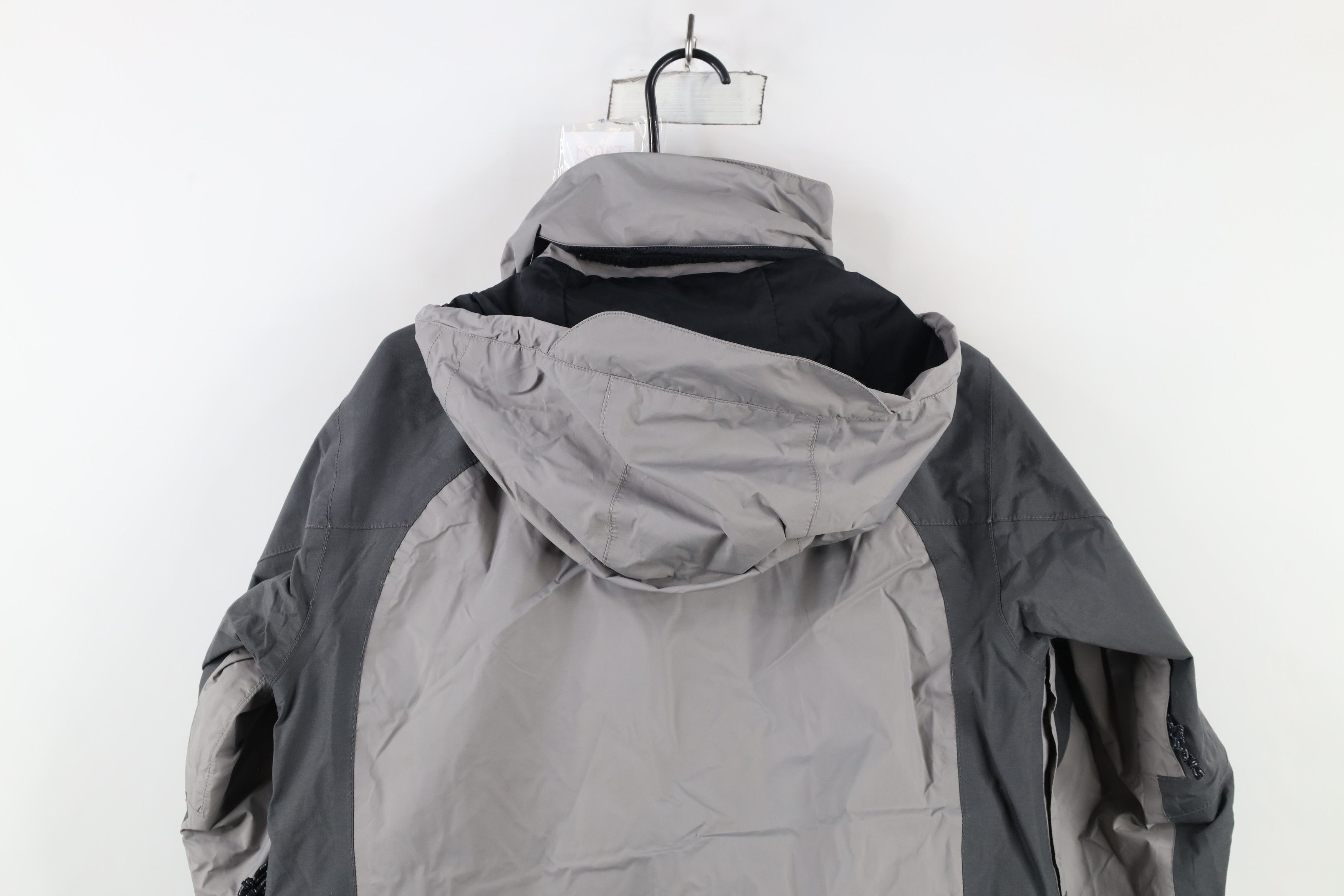 The North Face Vintage 90s The North Face Goretex Hooded Rain Jacket Gray Size US M / EU 48-50 / 2 - 14 Thumbnail