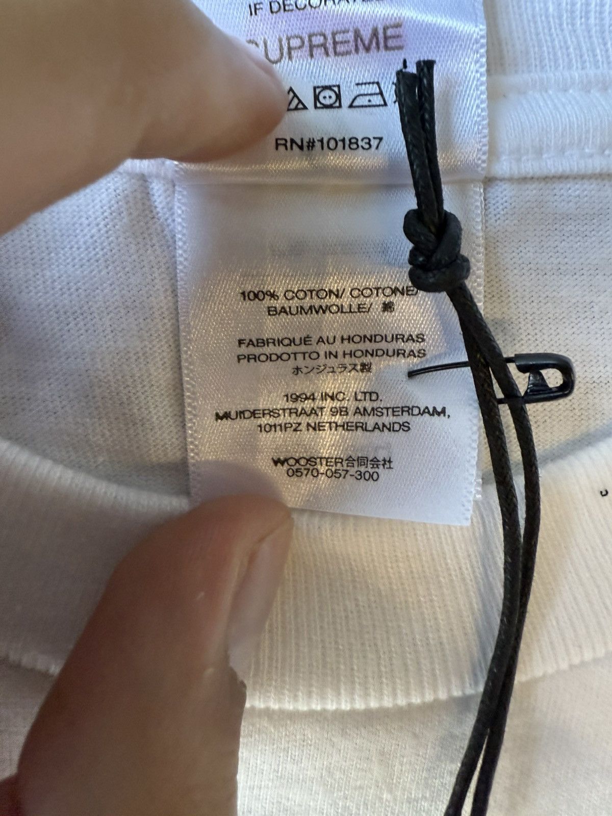 Supreme × Yohji Yamamoto NEW SUPREME X YOHJI YAMAMOTO Y’S STAR TEE SIZE L Size US L / EU 52-54 / 3 - 10 Thumbnail