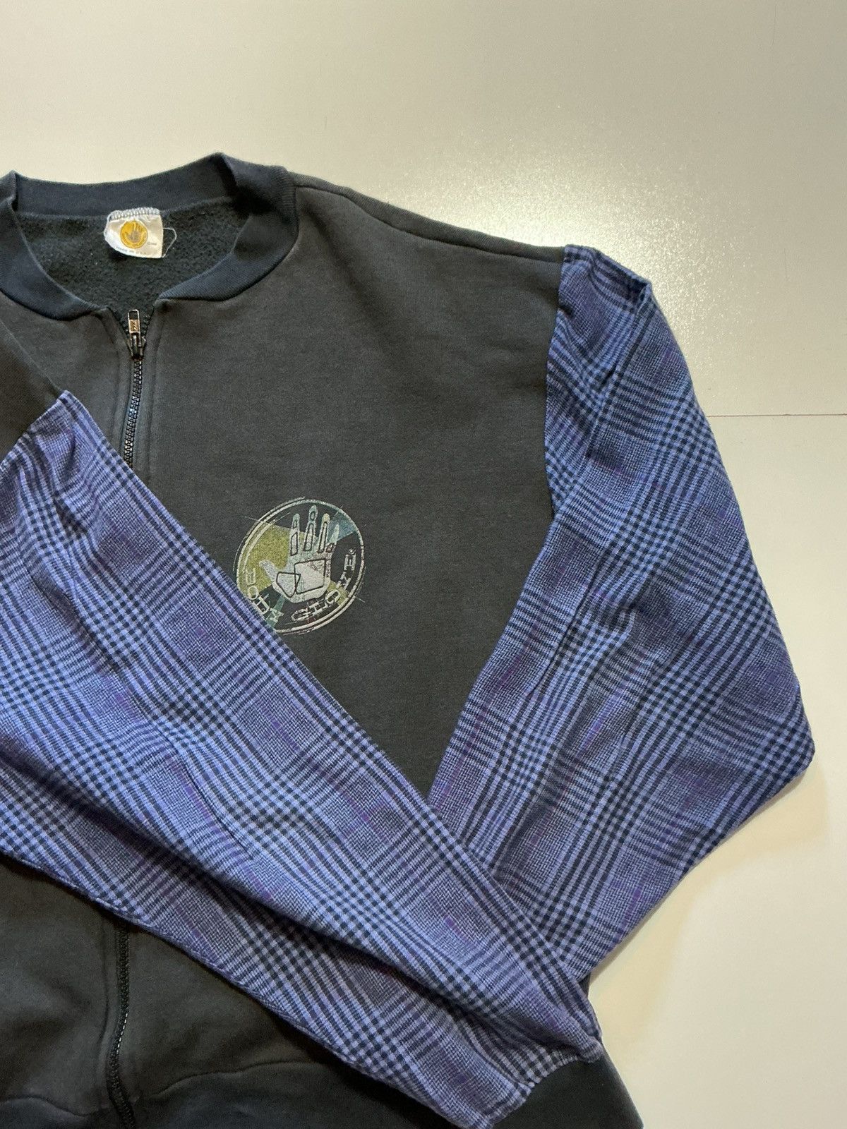 Body Glove Vintage 1988 80s Body Glove Plaid Sleeve Zip Surf Jacket Size US L / EU 52-54 / 3 - 7 Thumbnail