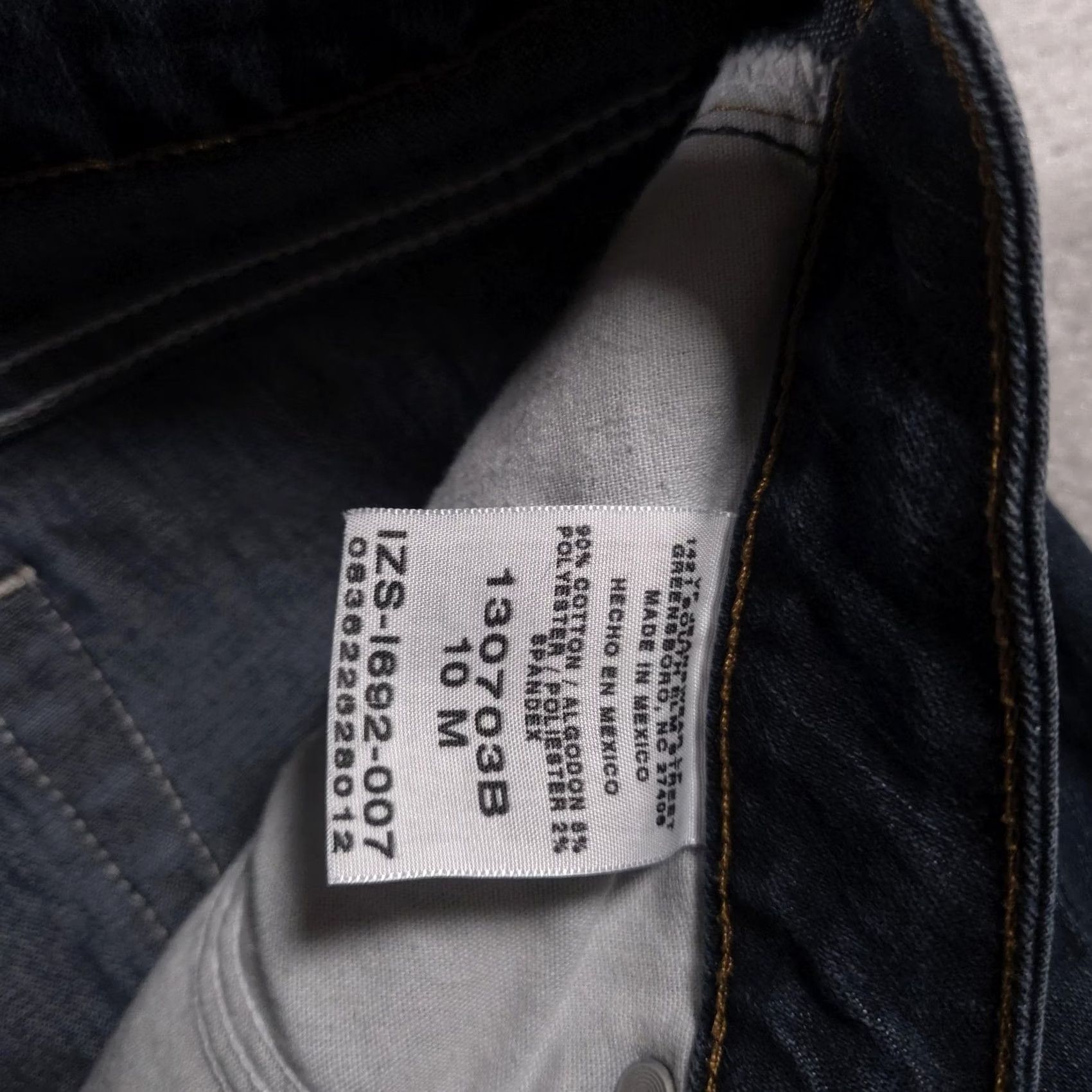 Vintage Riders Jeans Womens 10 Blue Dark Wash Bootcut Stretch Denim 5 Pocket Zip Fly Ladies Jeans Size 32" / US 10 / IT 46 - 5 Thumbnail