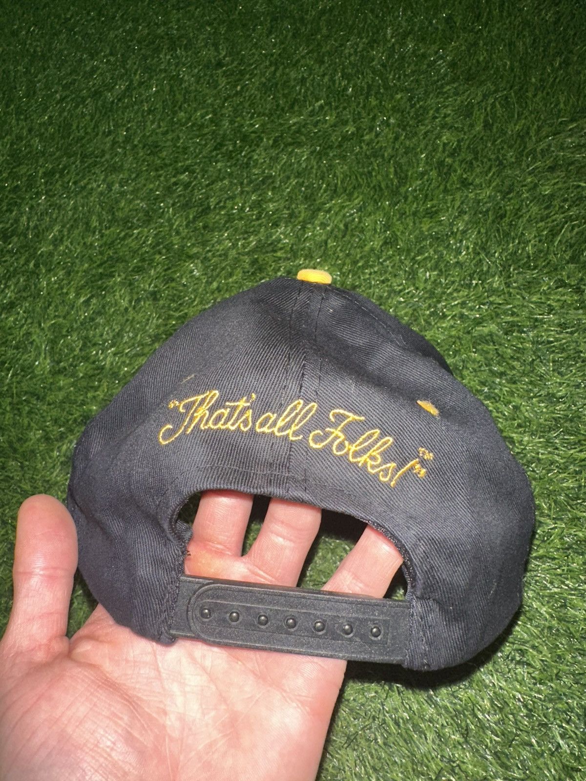 Vintage × Warner Bros Vintage Looney Tunes Hat Taz Tasmanian Devil Buffaloes Hat Size ONE SIZE - 4 Thumbnail