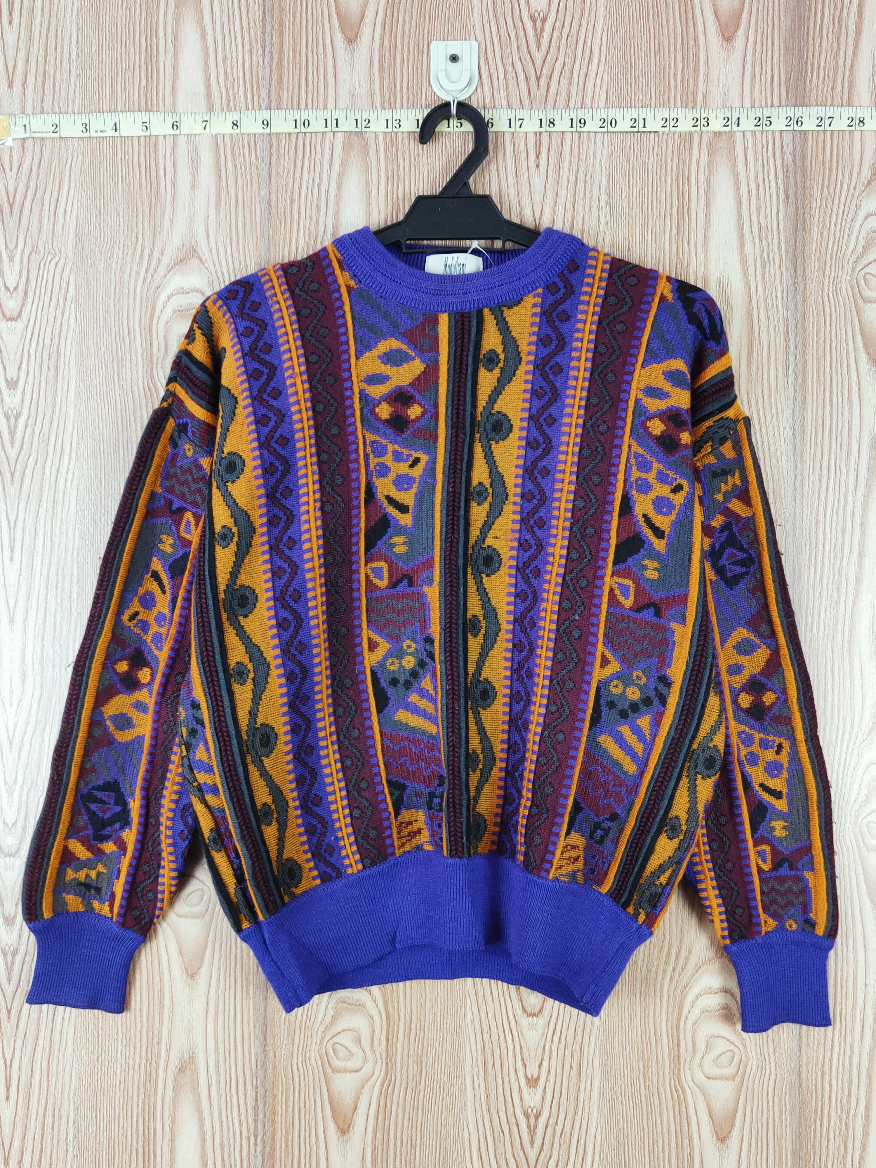 Homespun Knitwear Modigliani Purple Knitwear Sweatshirts #W661 Size US S / EU 44-46 / 1 - 1 Thumbnail