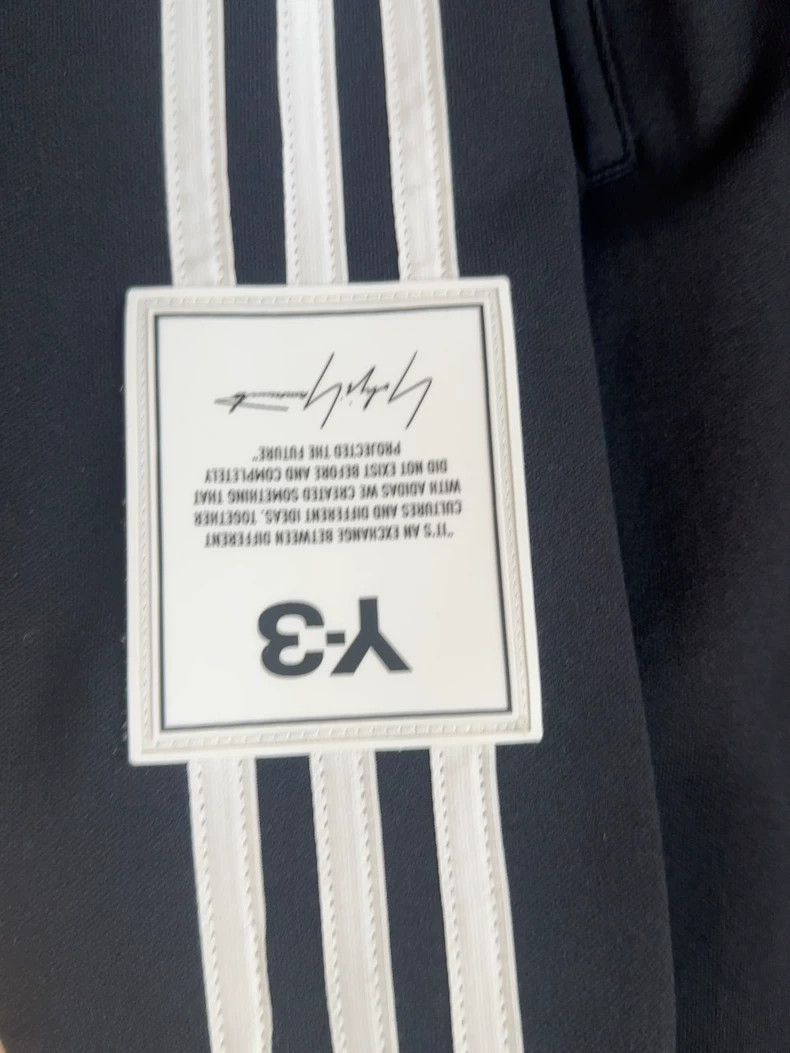 Y-3 Y-3 Black Jacket with White Stripes Size US M / EU 48-50 / 2 - 2 Thumbnail