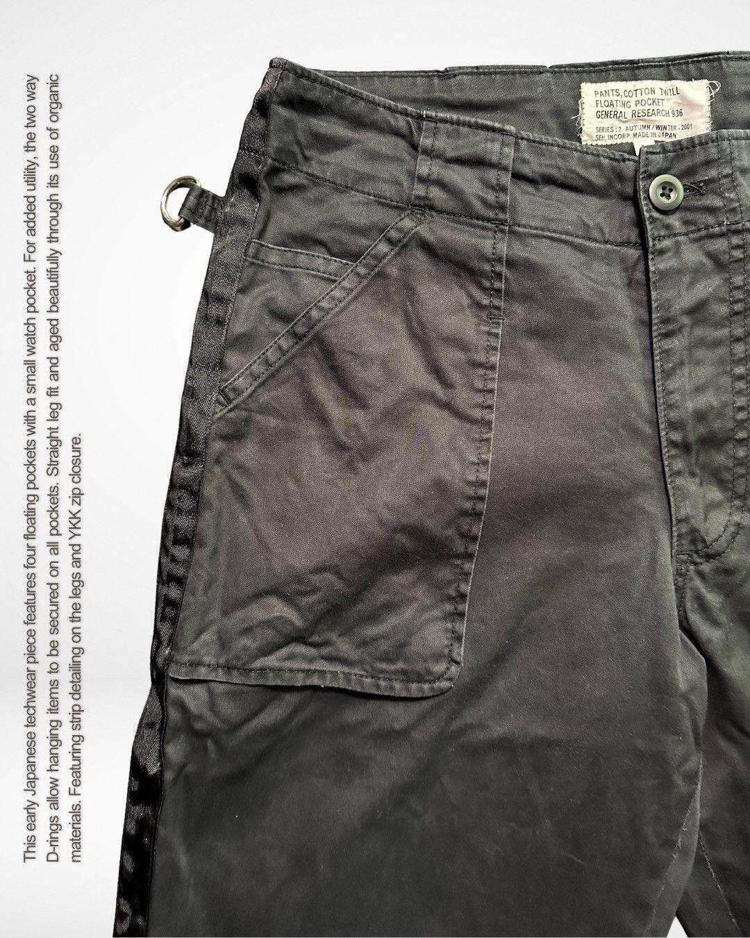 General Research AW01 Floating Pockets Hiking Pants Size US 34 / EU 50 - 2 Thumbnail