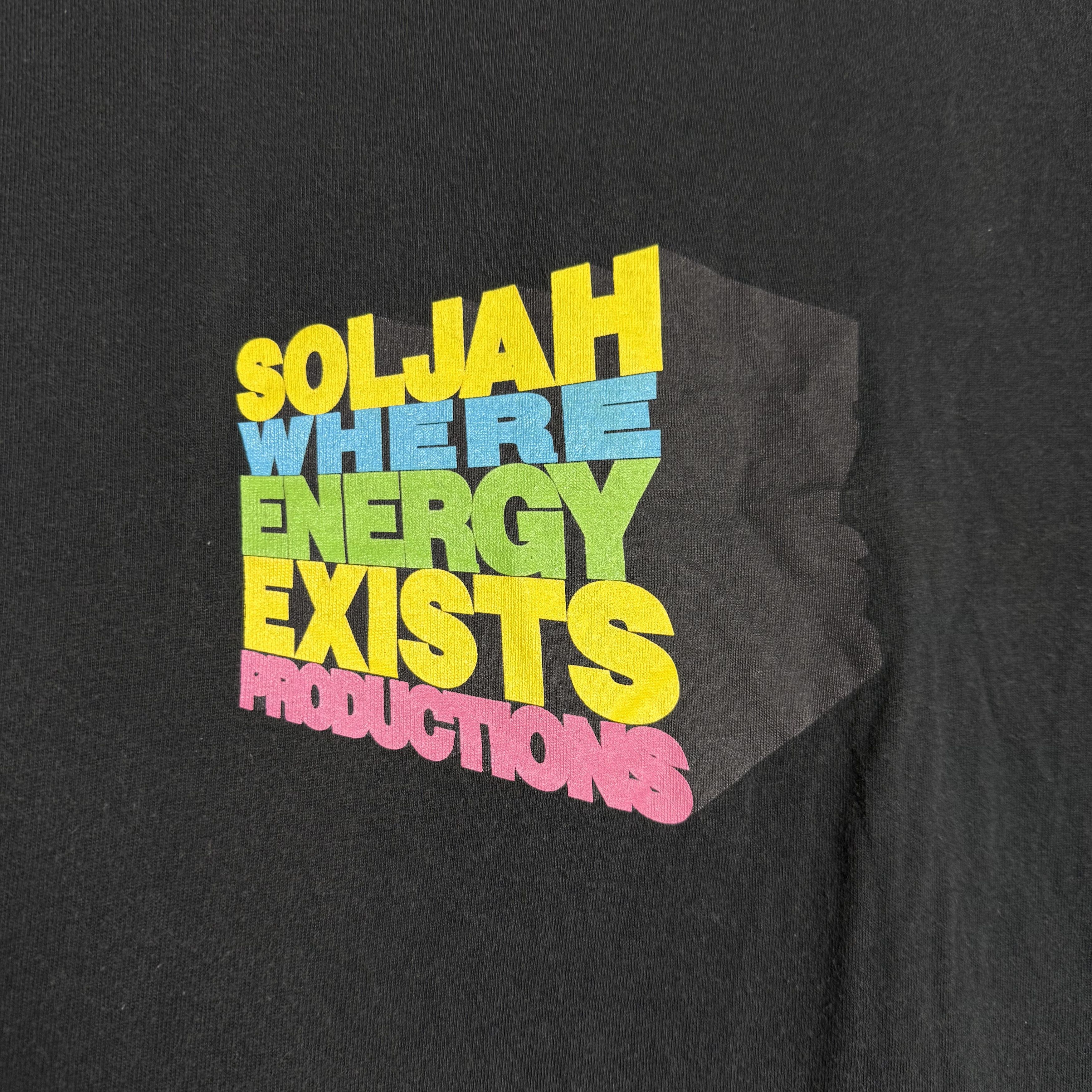 Vintage 🔥RARE🔥Vintage Soljah Skateboard Spellout T-shirt Size US L / EU 52-54 / 3 - 2 Thumbnail