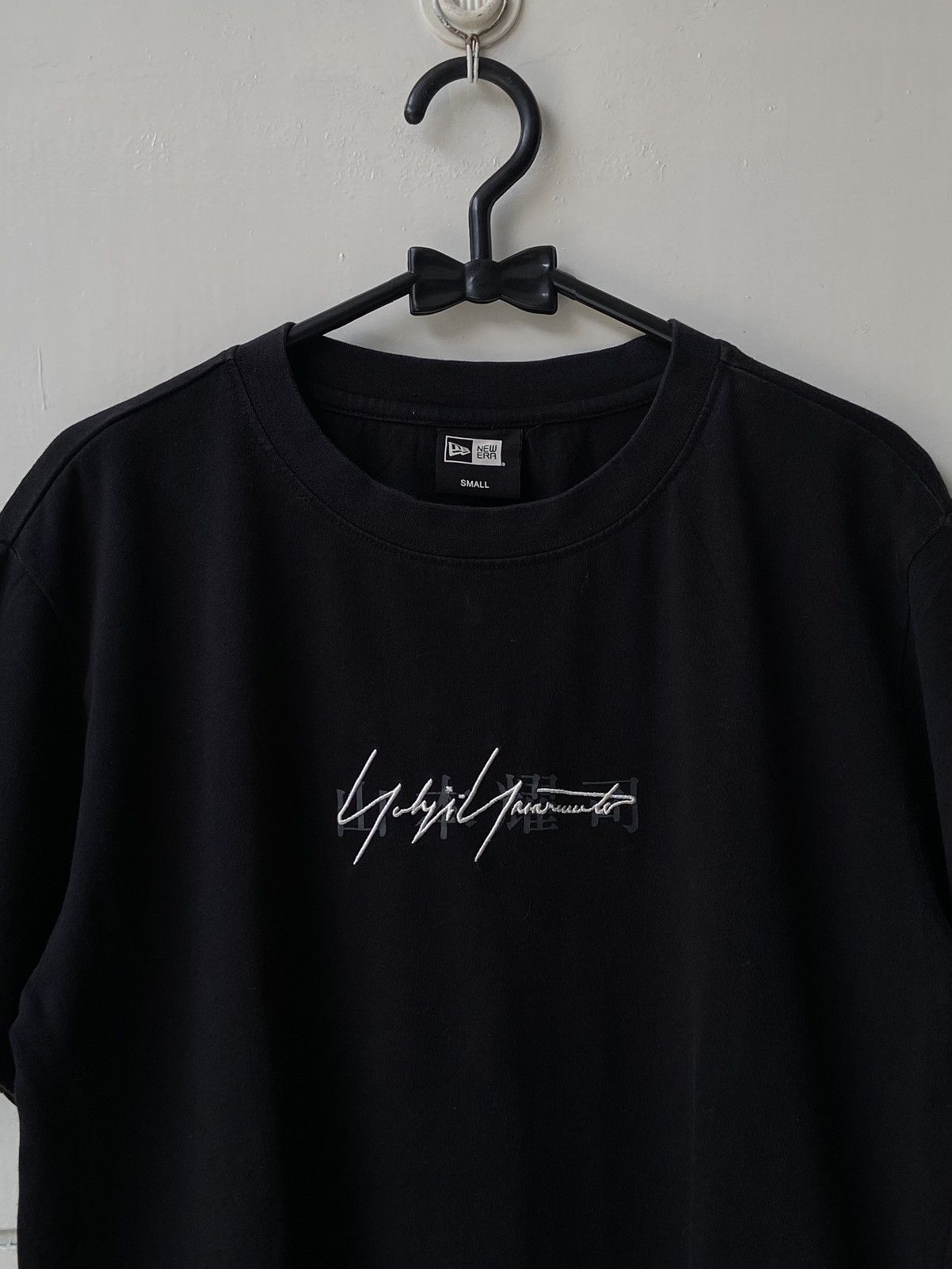 New Era × Yohji Yamamoto YOHJI YAMAMOTO x NEW ERA Black T-shirt Size US S / EU 44-46 / 1 - 3 Thumbnail