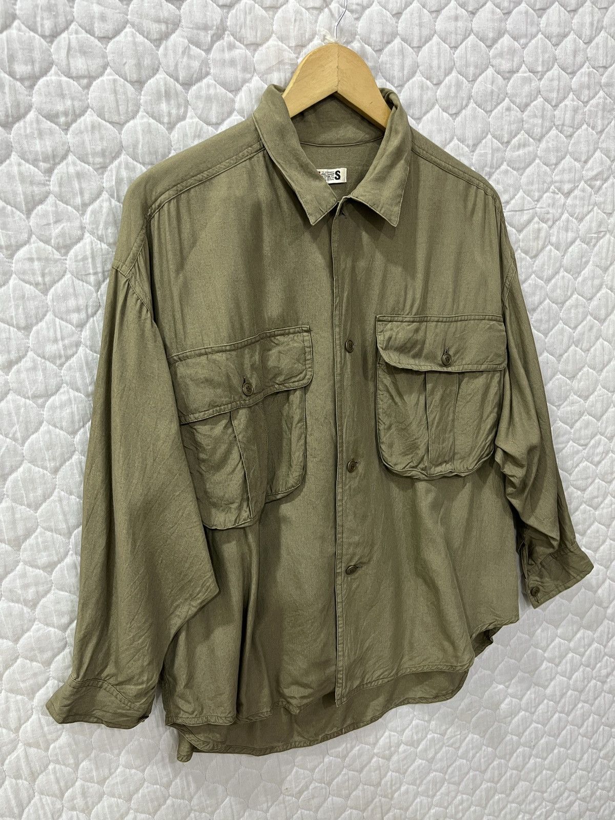 Issey Miyake 🔥🔥🔥ARCHIVE VINTAGE ISSEY MIYAKE BAGGY RAYON SHIRTS Size M / US 6-8 / IT 42-44 - 3 Thumbnail