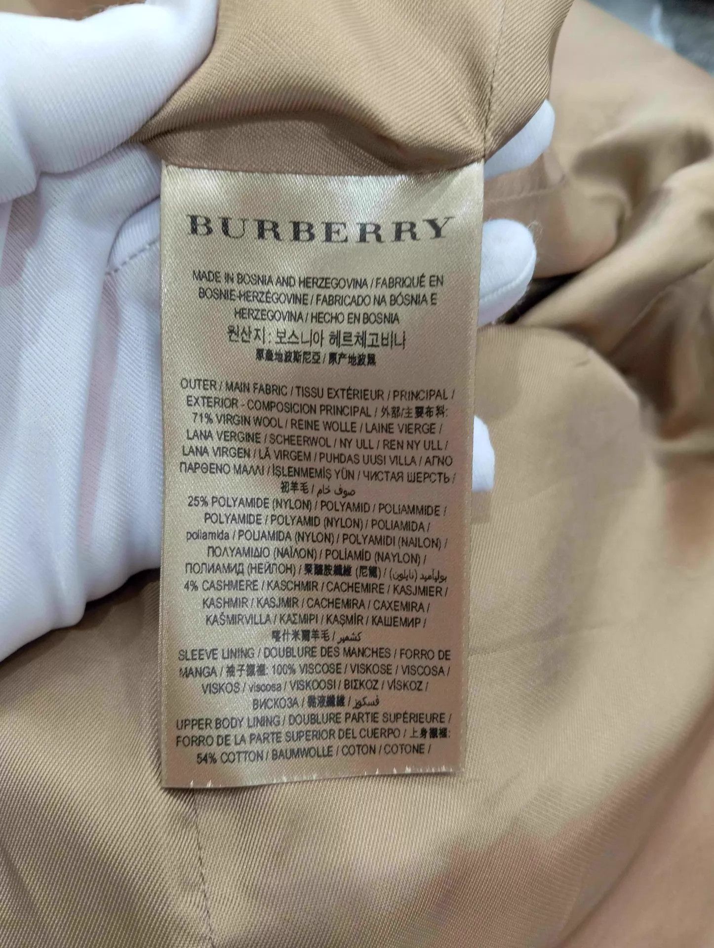 Burberry Burberry Wool Double-Breasted Mid-Length Coat UK6 Size XS / US 0-2 / IT 36-38 - 6 Thumbnail