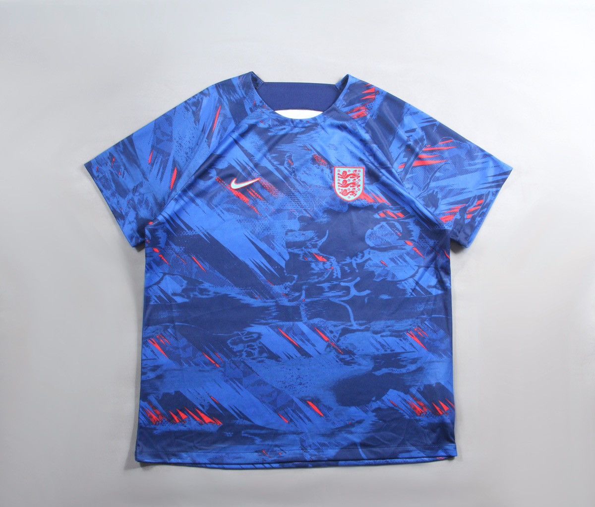 Nike Nike x England Soccer Football Jersey Shirt Blue 2XL XXL Size US XXL / EU 58 / 5 - 1 Thumbnail