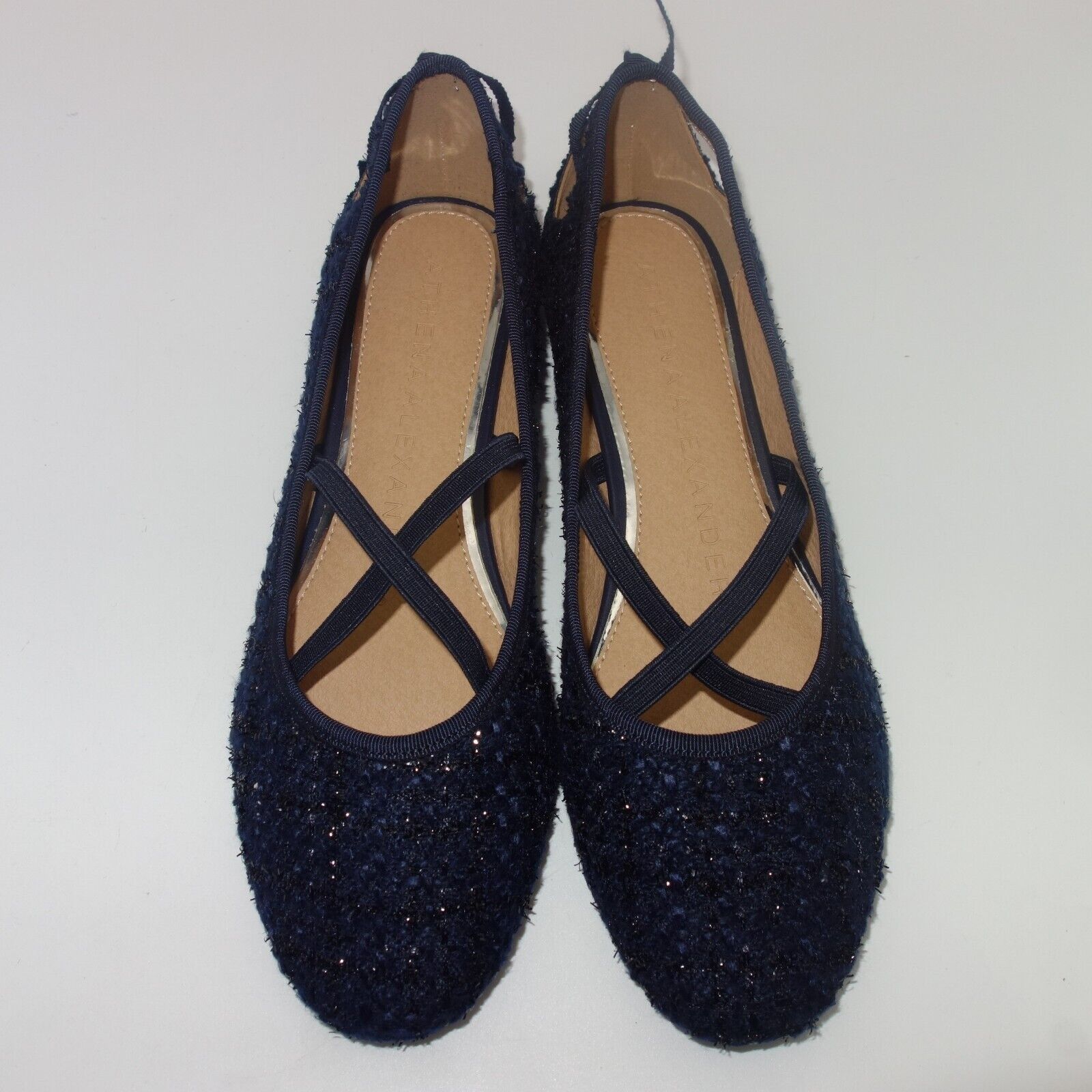 Other NEW Athena Alexander Blue Tweed Ballet Flat Women's 7.5 Size US 7.5 / IT 37.5 - 4 Thumbnail