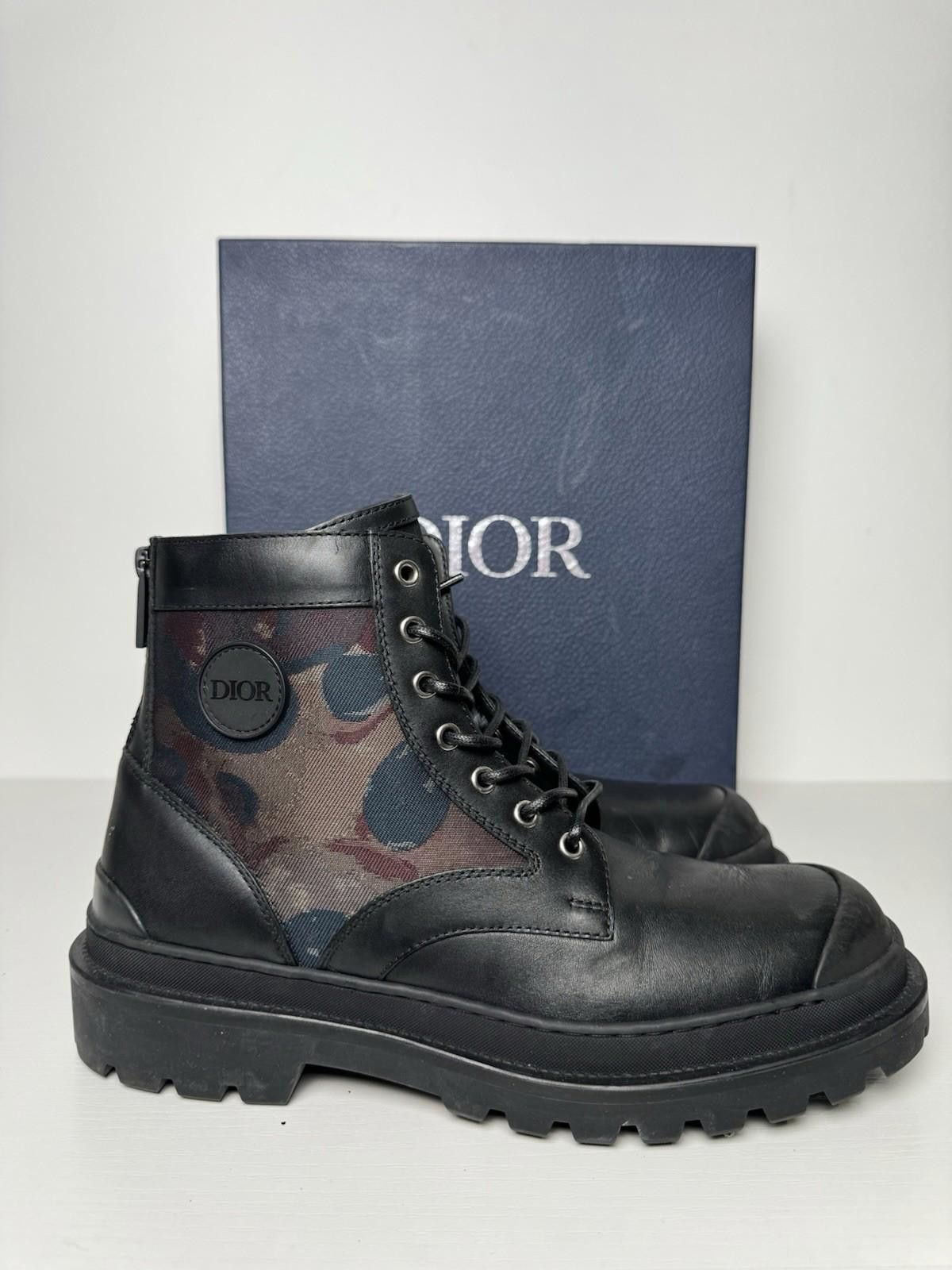 Dior Dior Camo Mesh Combat Boots Black SZ 43 Men’s – With Box Size US 10 / EU 43 - 5 Thumbnail