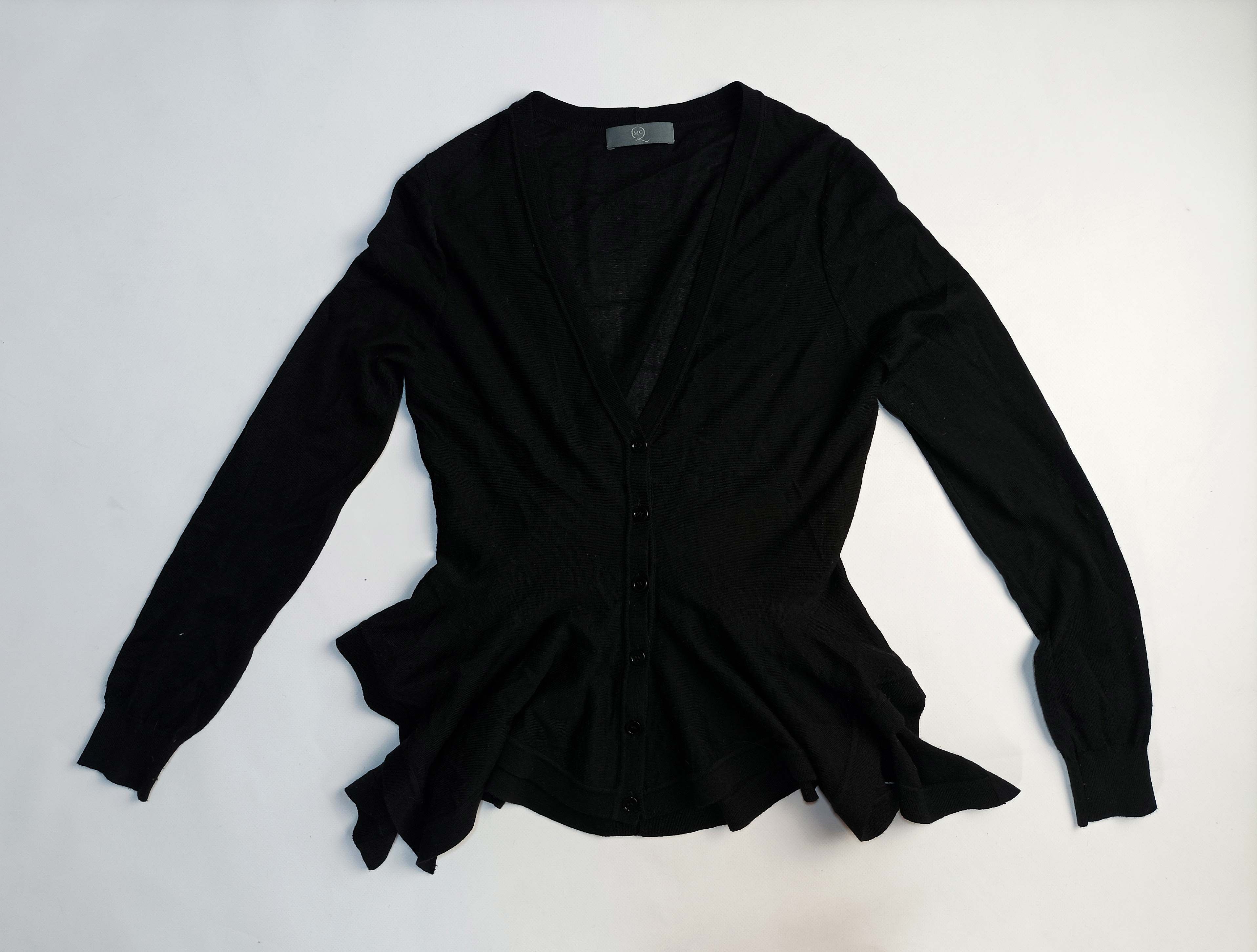 McQ Alexander McQueen Alexander McQueen Womens Black 100% Wool Cardigan Size M Size M / US 6-8 / IT 42-44 - 2 Thumbnail