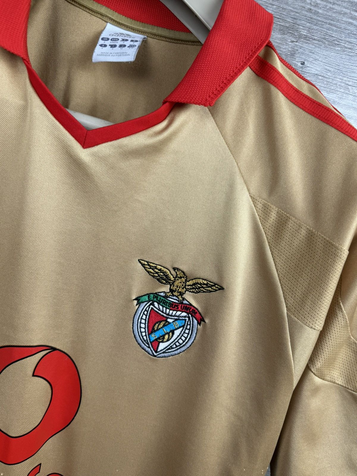 Adidas ADIDAS BENFICA 2003 2004 THIRD SHIRT FOOTBALL SOCCER JERSEY Size US S / EU 44-46 / 1 - 9 Thumbnail