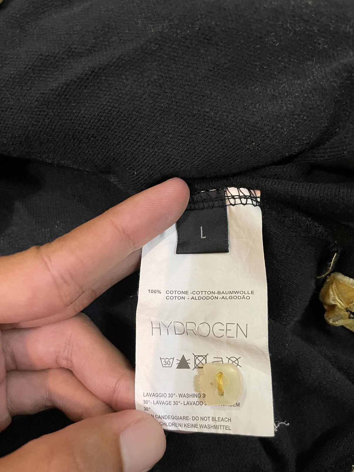 HYDROGEN Hydrogen fullprint polo tshirt Size US L / EU 52-54 / 3 - 8 Thumbnail