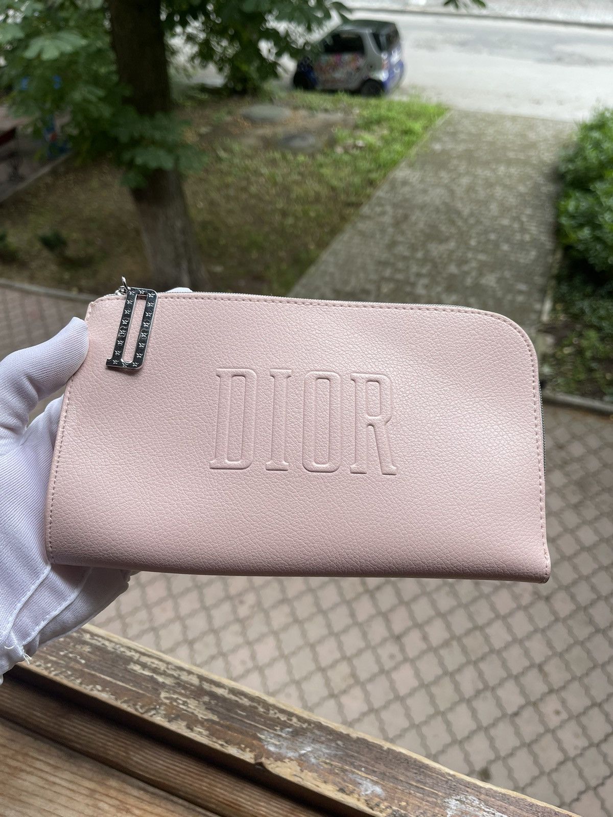 Dior vintage makeup bag/ wristlet selling