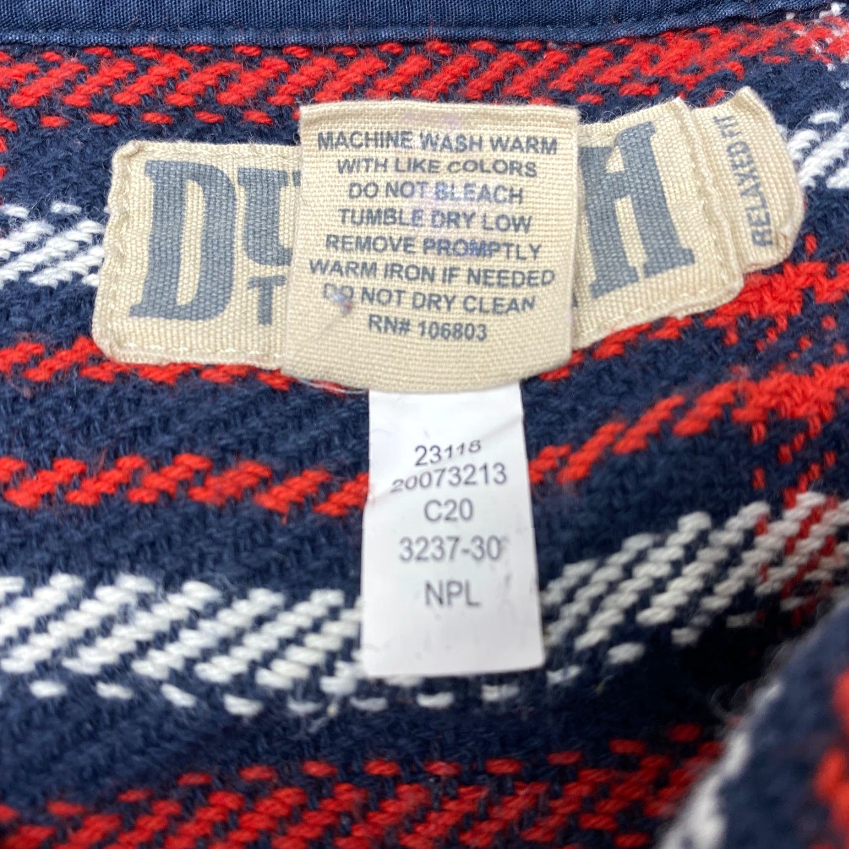 Vintage Duluth Trading Heavy Flannel Shirt Mens 3XL Untucked Relaxed Fit Twill Woodsy Size US XXL / EU 58 / 5 - 7 Thumbnail