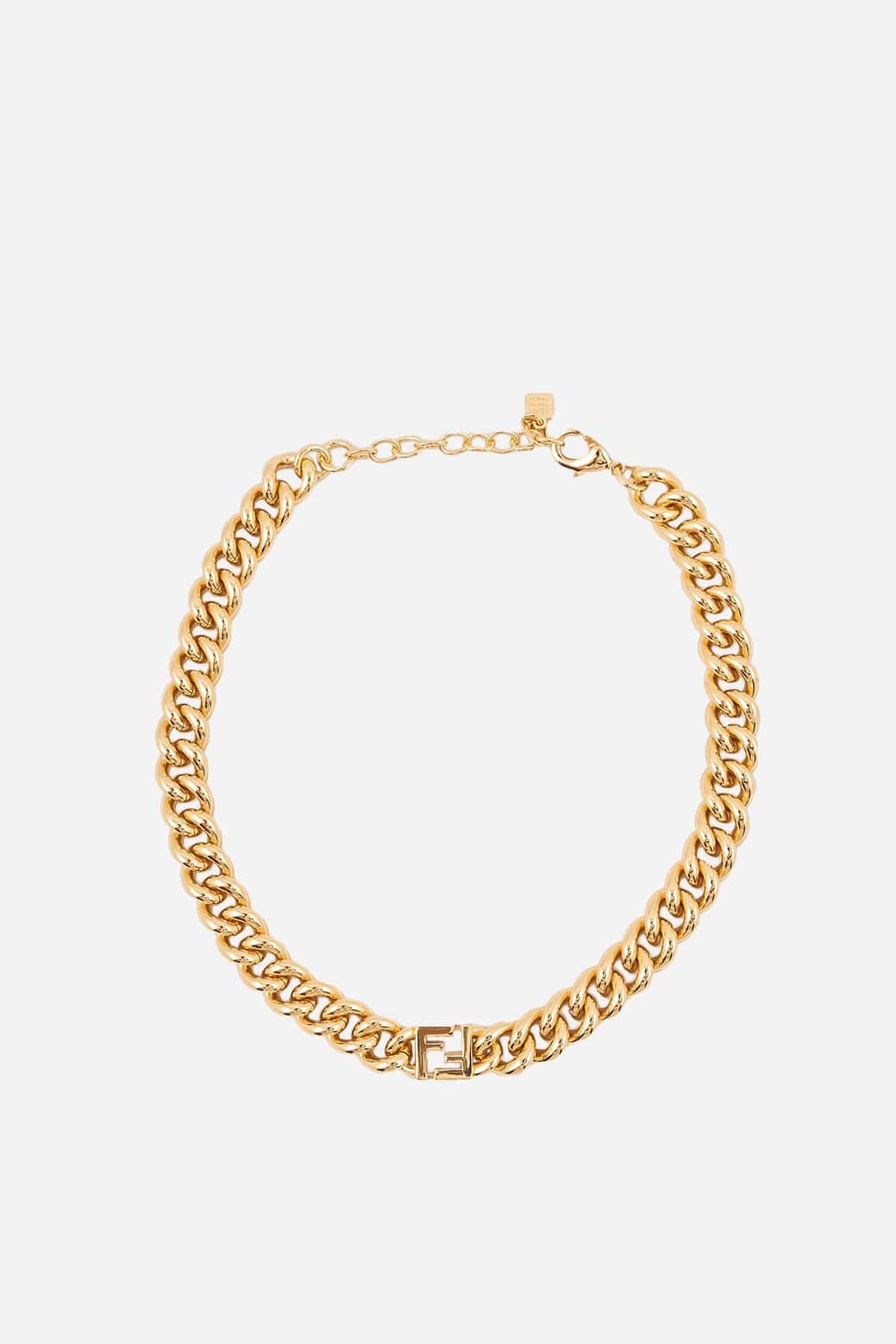 Fendi o1B3y1r0326 Size : OS / O'Lock Choker in Gold Size ONE SIZE - 1 Thumbnail