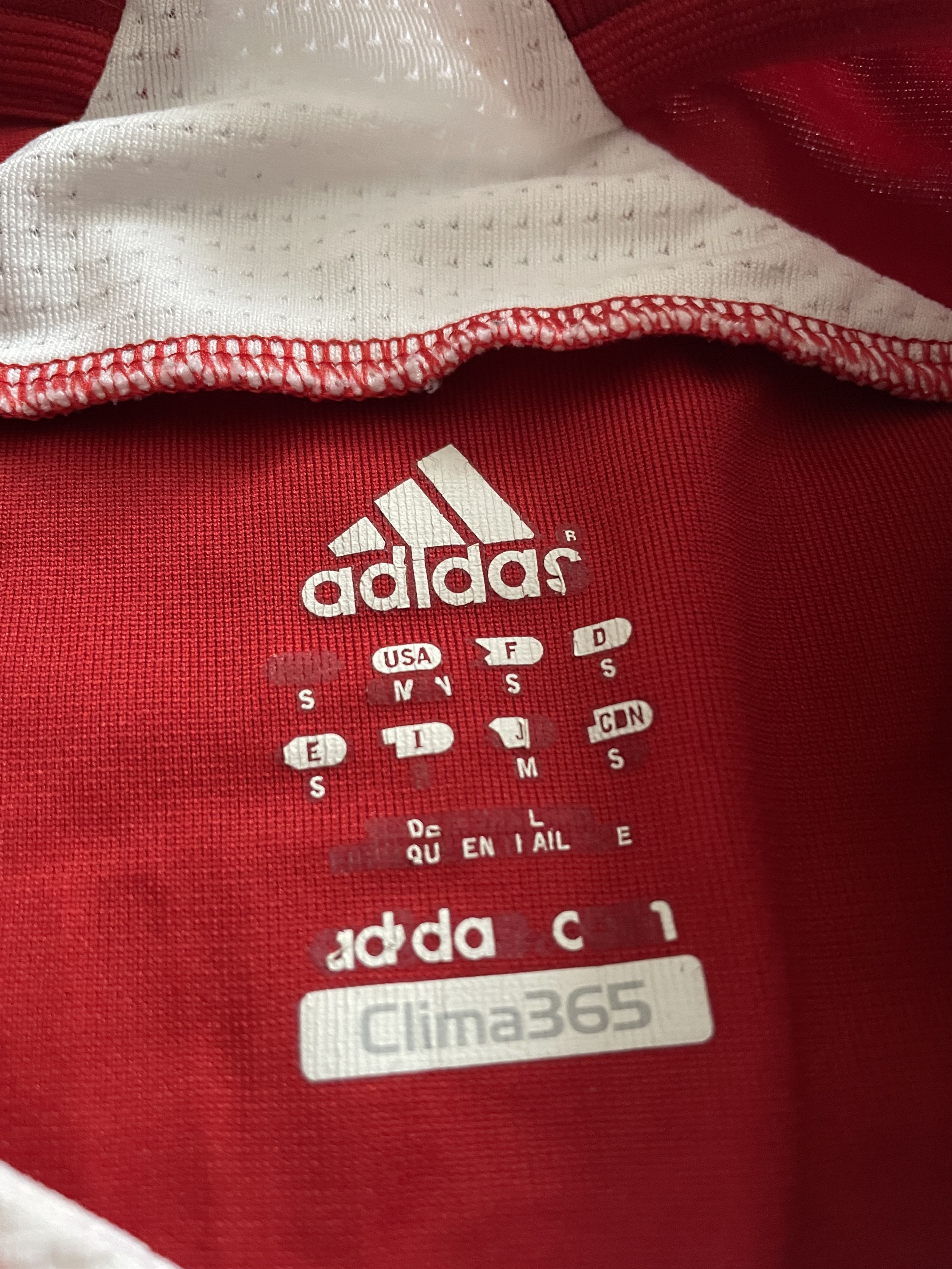 Adidas Vintage Bayern Munich 2007-2008 Home Shirt Soccer Jersey Size US S / EU 44-46 / 1 - 3 Thumbnail