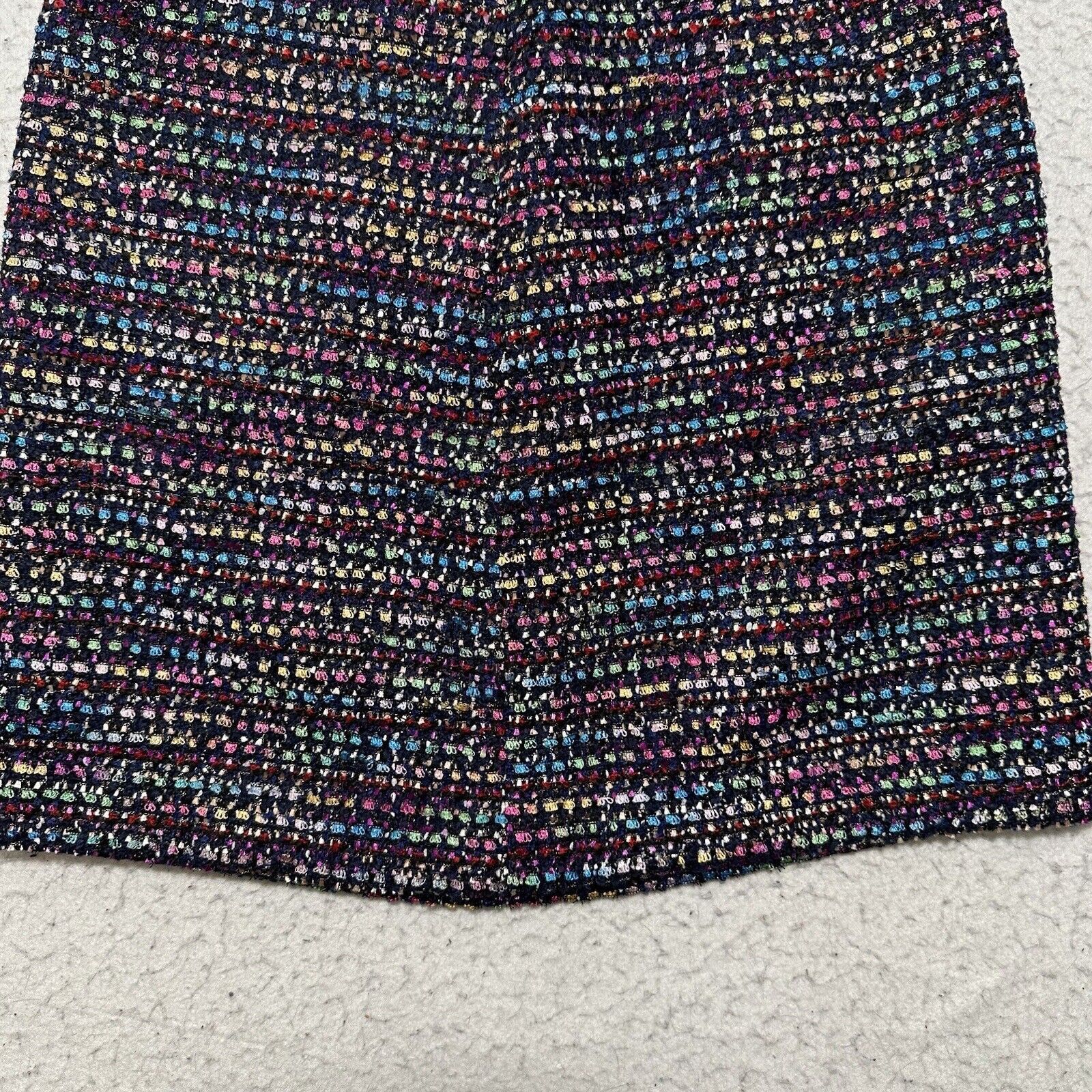 Loft LOFT 2 Shimmer Textured Shift Skirt Colorful Mini Skirt Size 26" / US 2 / IT 38 - 7 Thumbnail