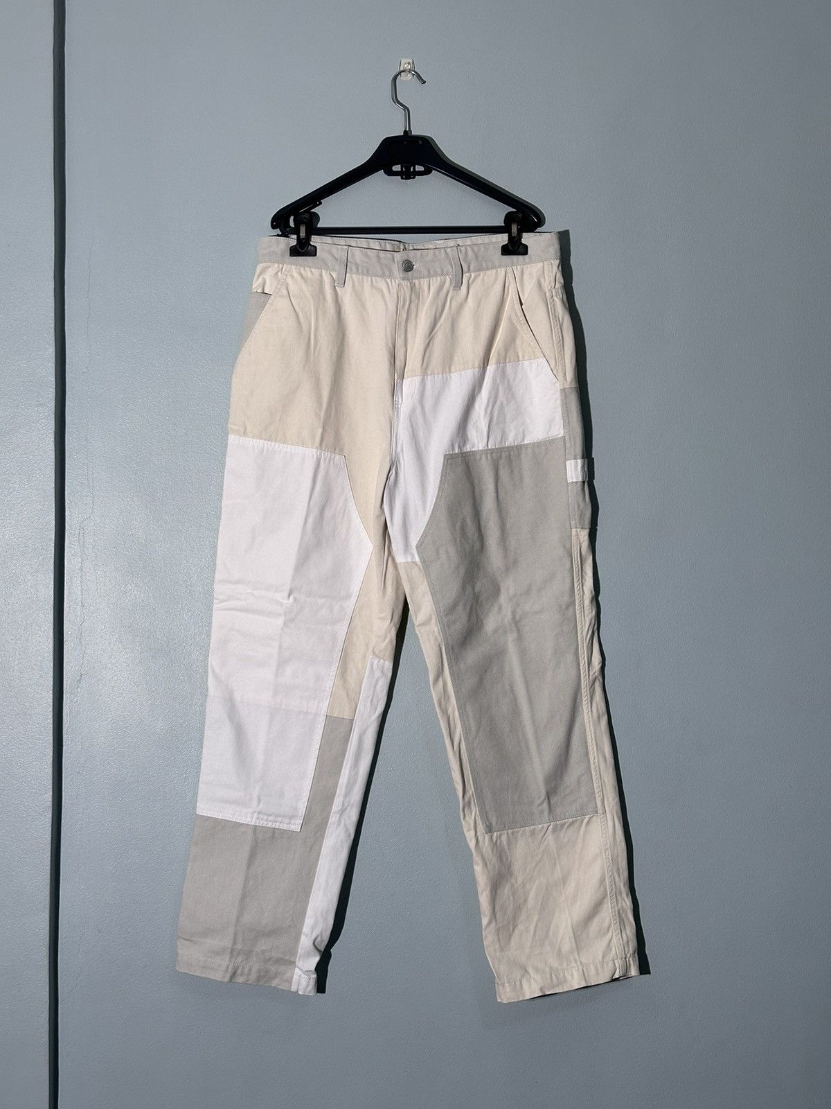 Image of Stussy Panel Work Pants in Beige, Men's (Size 34)