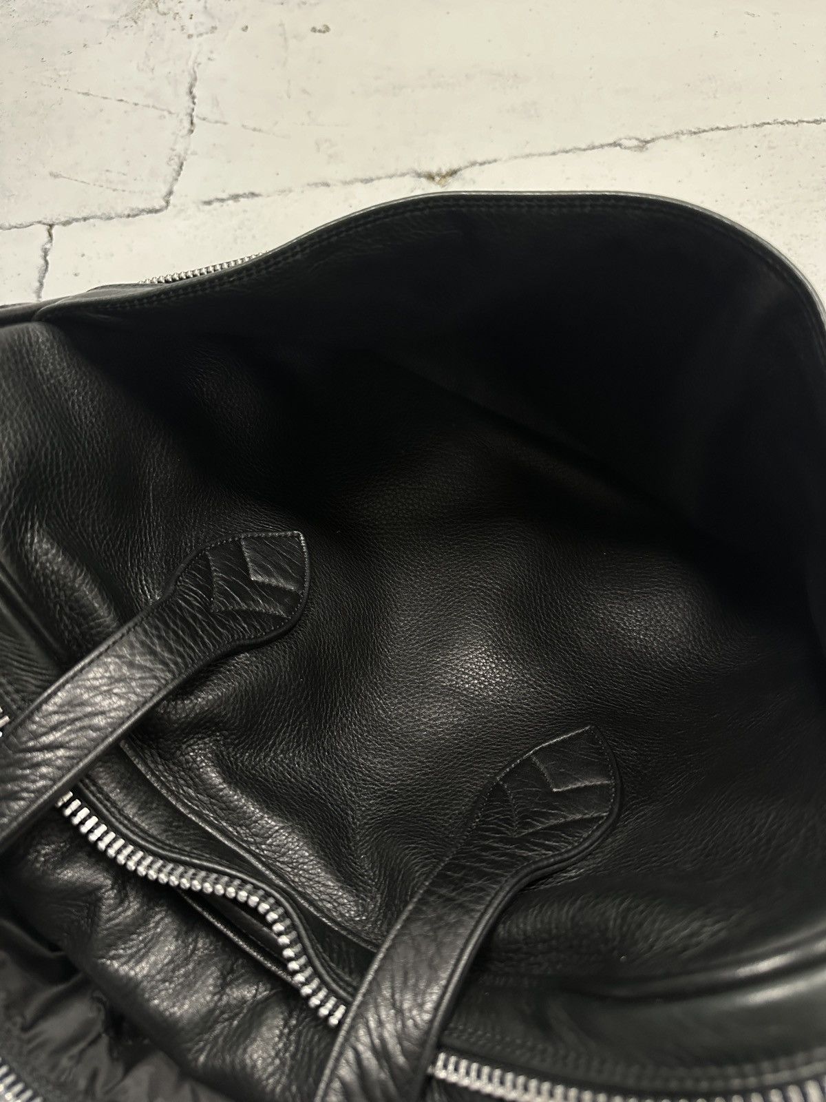 Chrome Hearts Chrome Hearts Fleur Silver Leather Patch Diaper Duffle Bag Size ONE SIZE - 23 Thumbnail