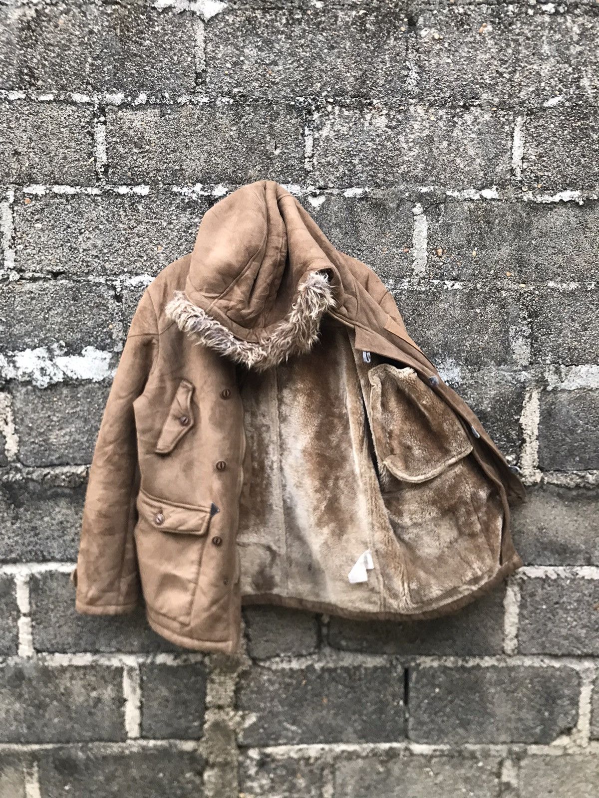 BARNS OUTFITTERS × Japanese Brand ⚡️Vintage Port Bridge Hoodies Fake Leather Barn Coat Jacket Size US L / EU 52-54 / 3 - 8 Thumbnail