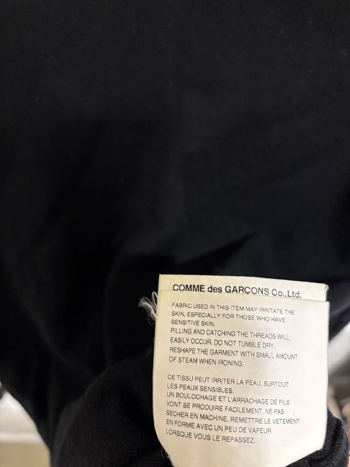 Comme des Garcons × Comme des Garcons Black × Japanese Brand Comme Des Garçons Glitter Sweater Size US S / EU 44-46 / 1 - 5 Thumbnail