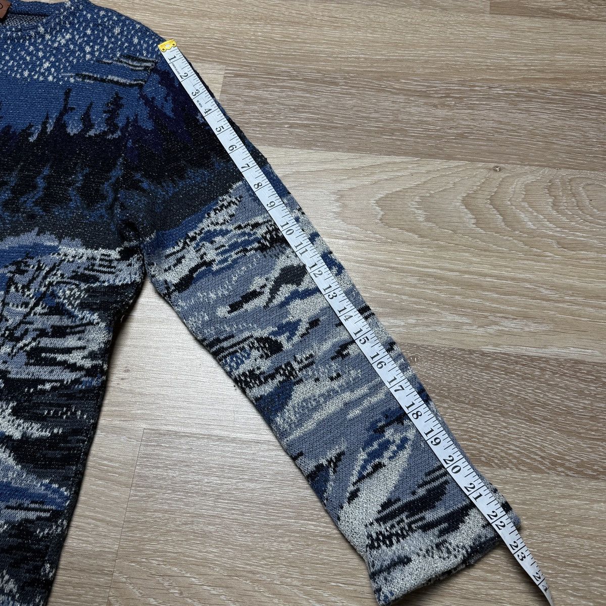 Missoni Rare Vintage Missoni Women's Wool Sweater Blue Winter Nature Size L / US 10 / IT 46 - 17 Thumbnail
