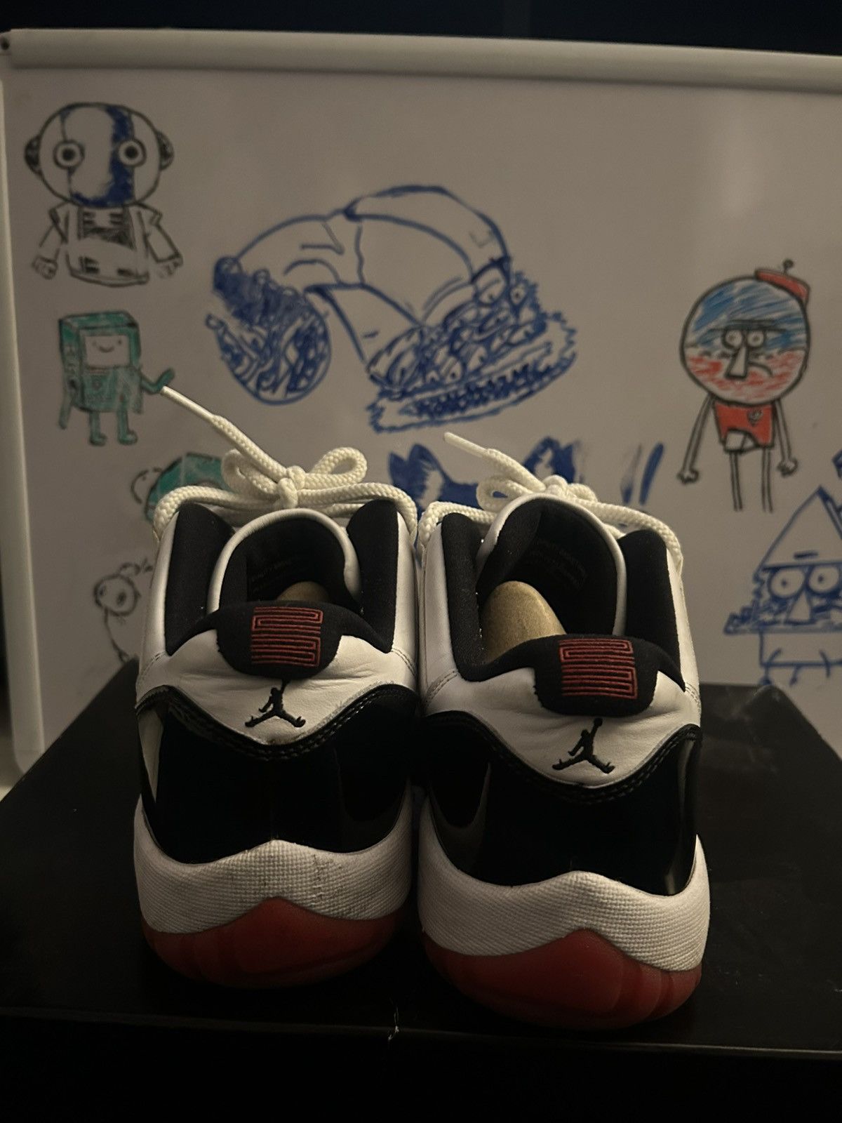 Jordan Brand Jordan 11 Low Concord Red Size US 9.5 / EU 42-43 - 3 Thumbnail