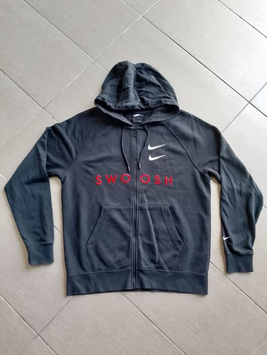 Nike Nike Double Swoosh Zipper Hoodie Grailed