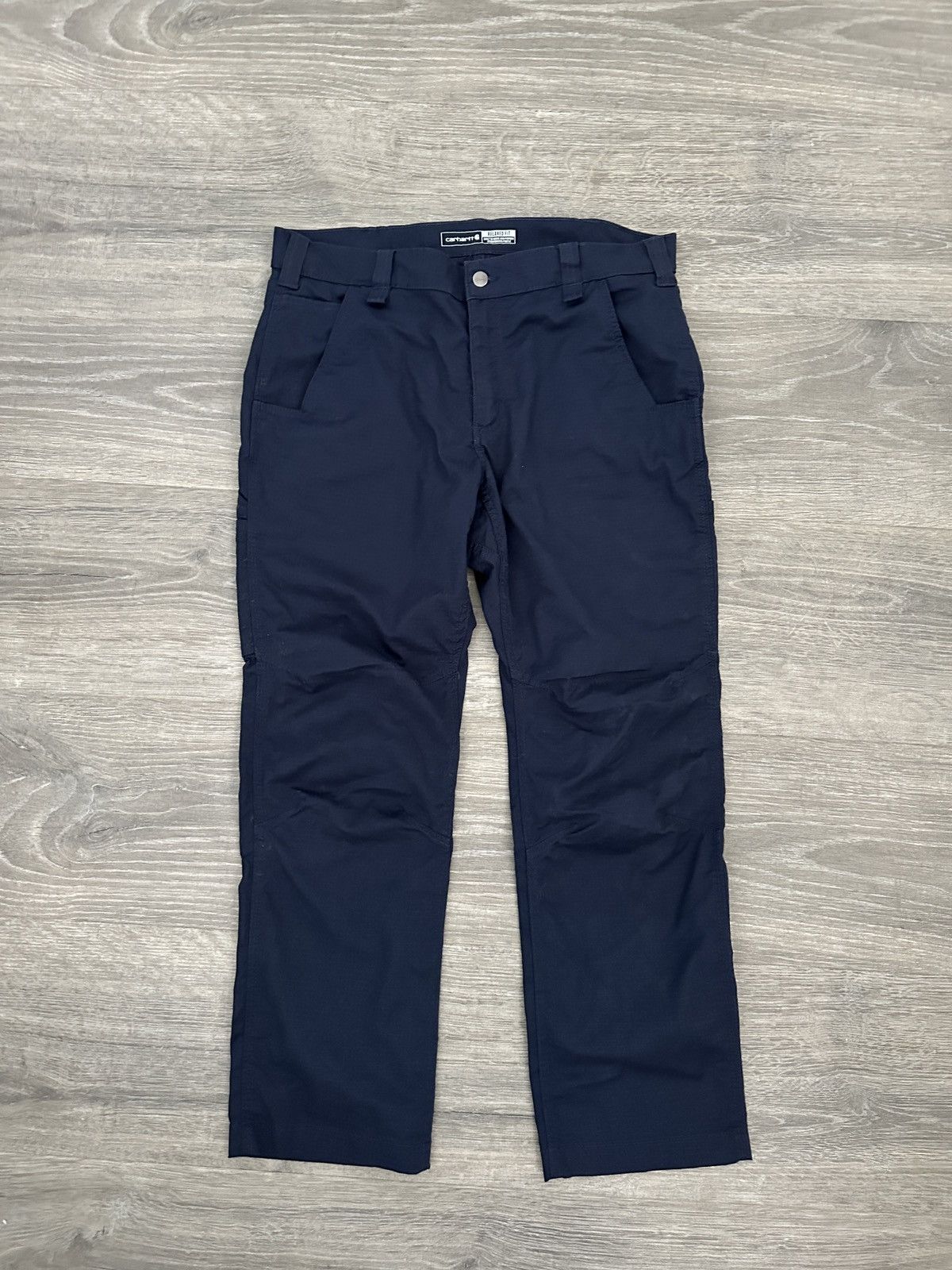 Carhartt Carhartt 36x30 Force Relaxed Fit Ripstop Utility Pants Navy Size US 36 / EU 52 - 3 Thumbnail