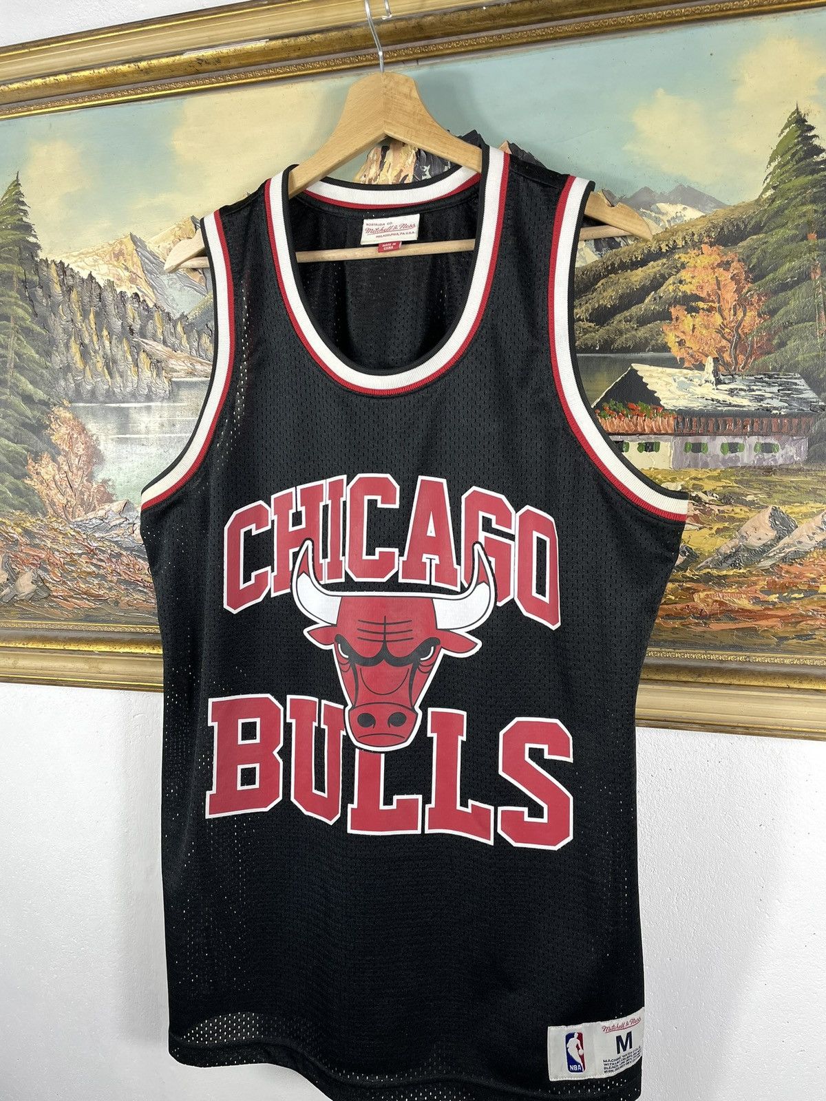 Mitchell & Ness × NBA Mitchell & Ness Basketball Jersey Tank Top Bulls 2014 Tee Size US L / EU 52-54 / 3 - 4 Thumbnail