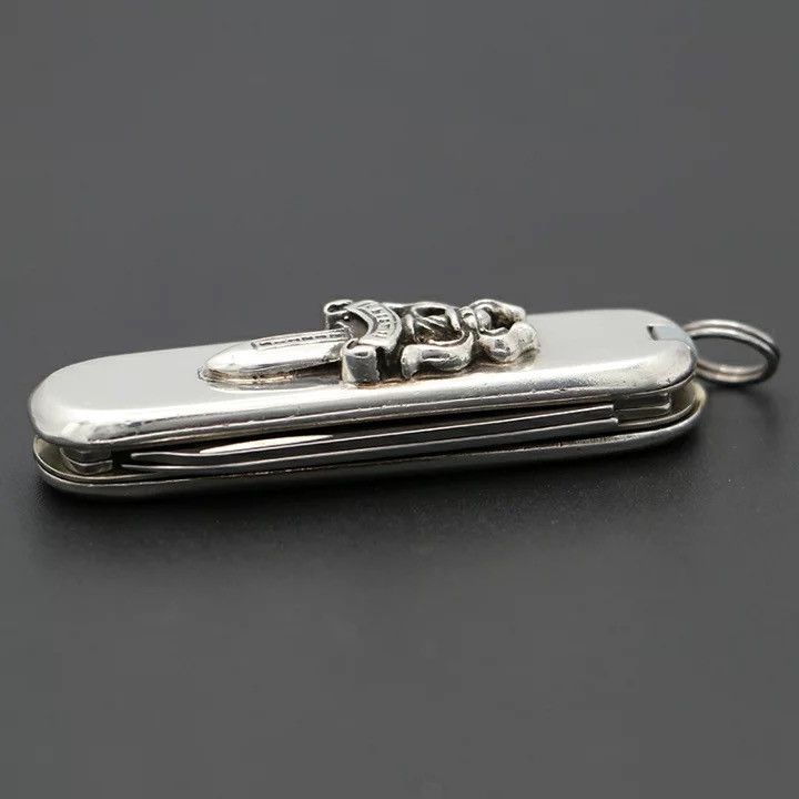 Chrome Hearts Chrome Hearts Victorinox Dagger Army Knife Silver Size ONE SIZE - 4 Thumbnail