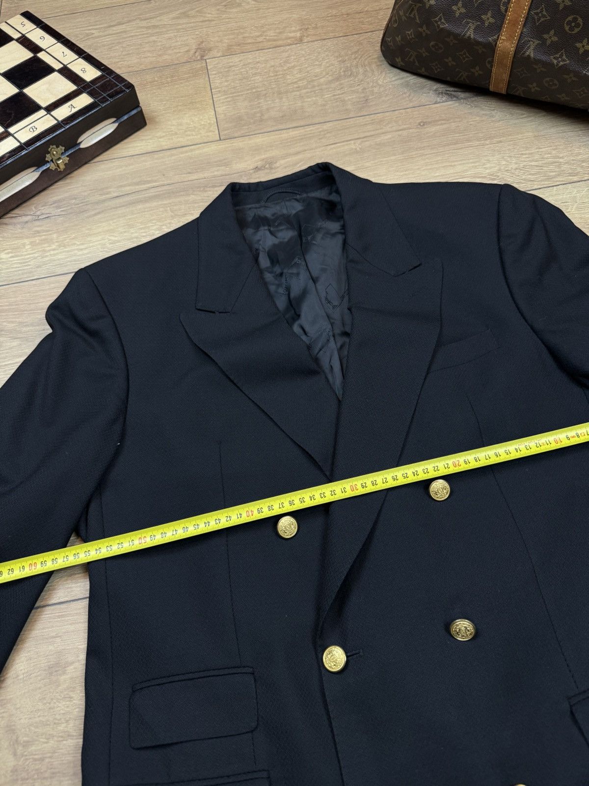 Yves Saint Laurent Vintage wool blazer Yves Saint Laurent original luxury item Size 48L - 3 Thumbnail