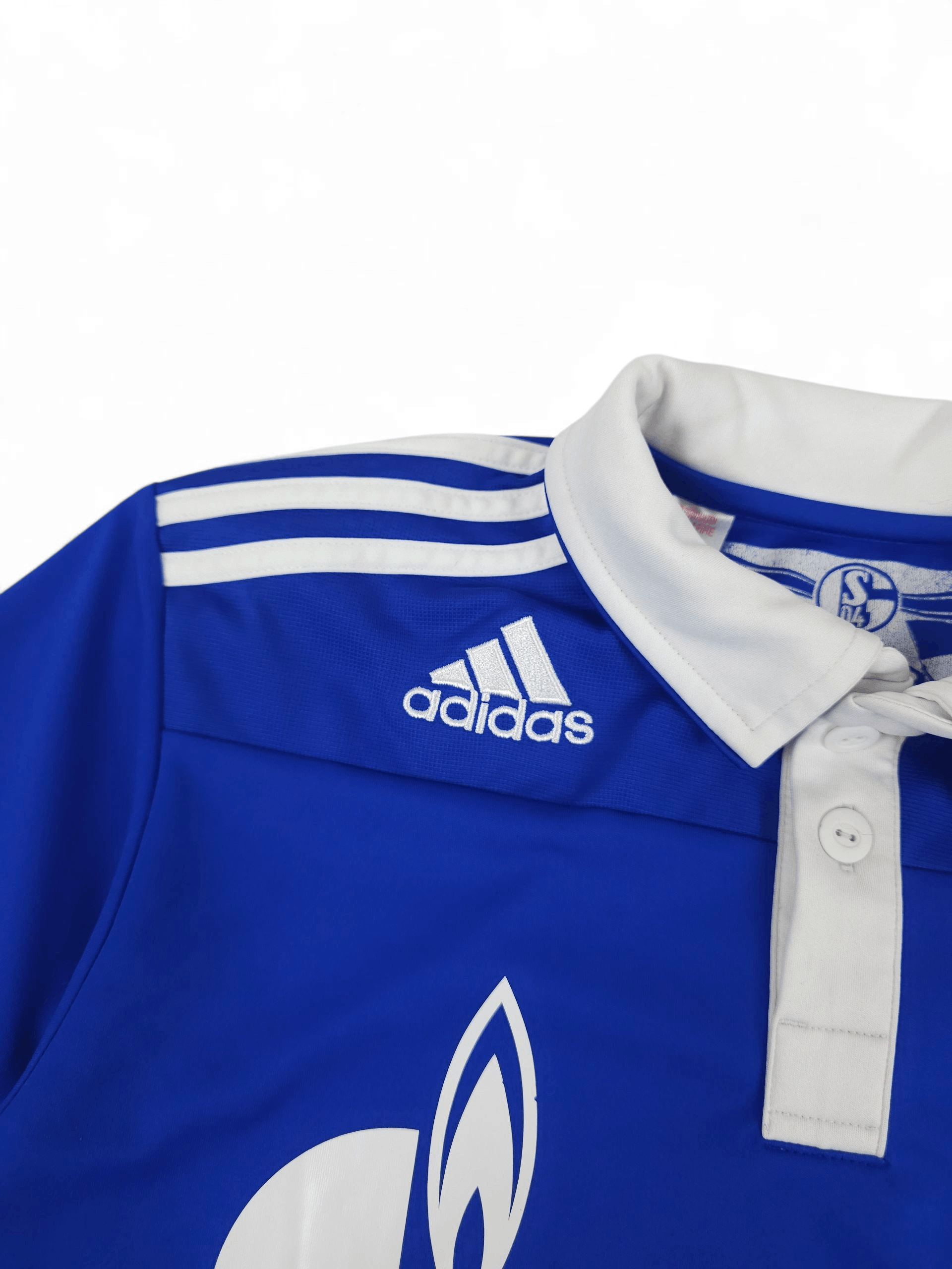Adidas 💎 Adidas FC Schalke 04 2010-2012 Home Signed Soccer Jersey Size US XS / EU 42 / 0 - 4 Thumbnail
