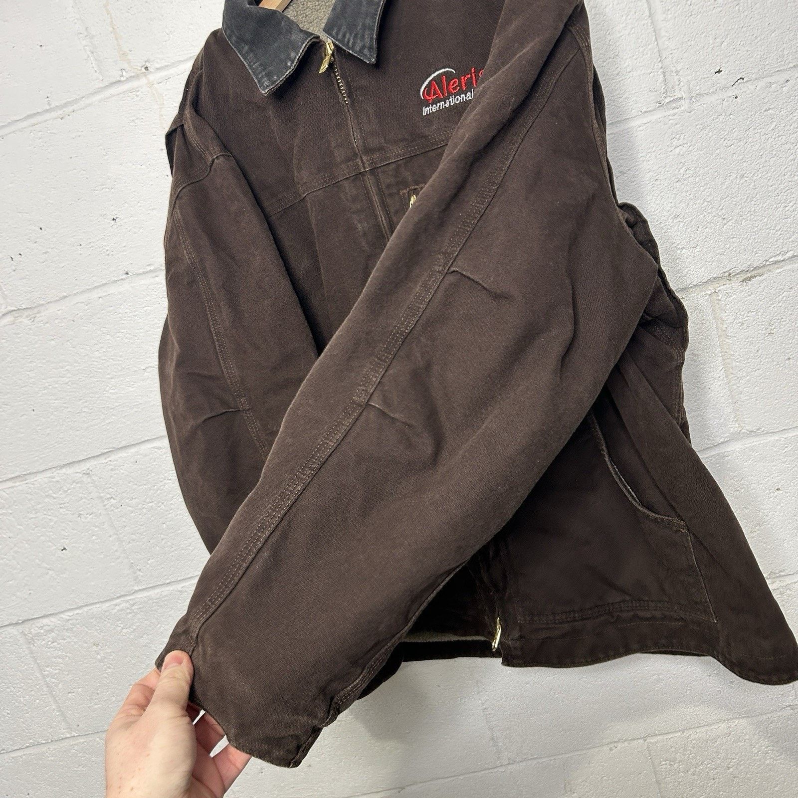 Carhartt Vintage Carhartt Sherpa-Lined Ridge Jacket “Dark Brown” C61 Size US XL / EU 56 / 4 - 8 Thumbnail