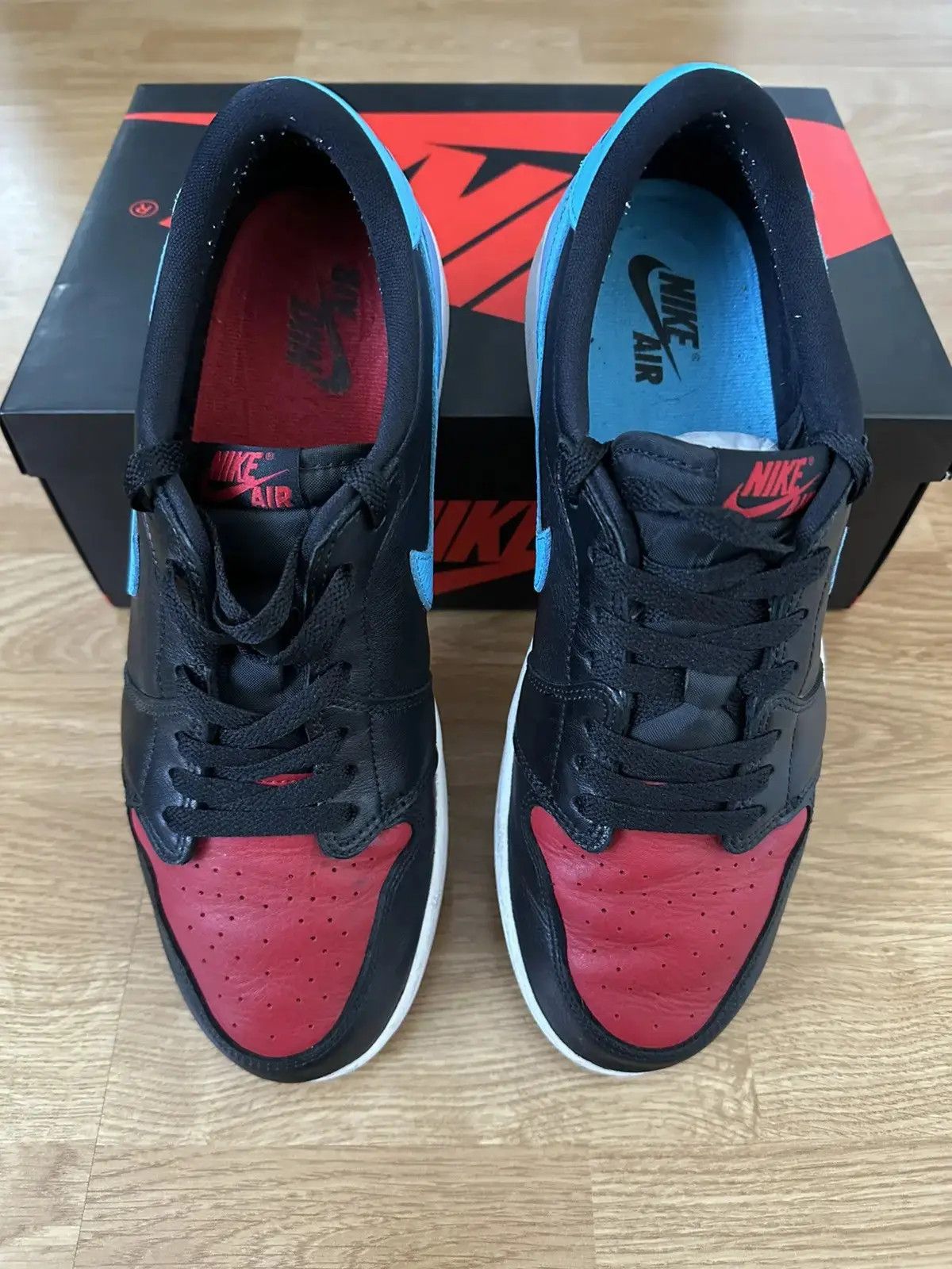 Jordan Brand 1 Low OG 'UNC to Chi' (W's 12) Size US 10.5 / EU 43-44 - 9 Thumbnail