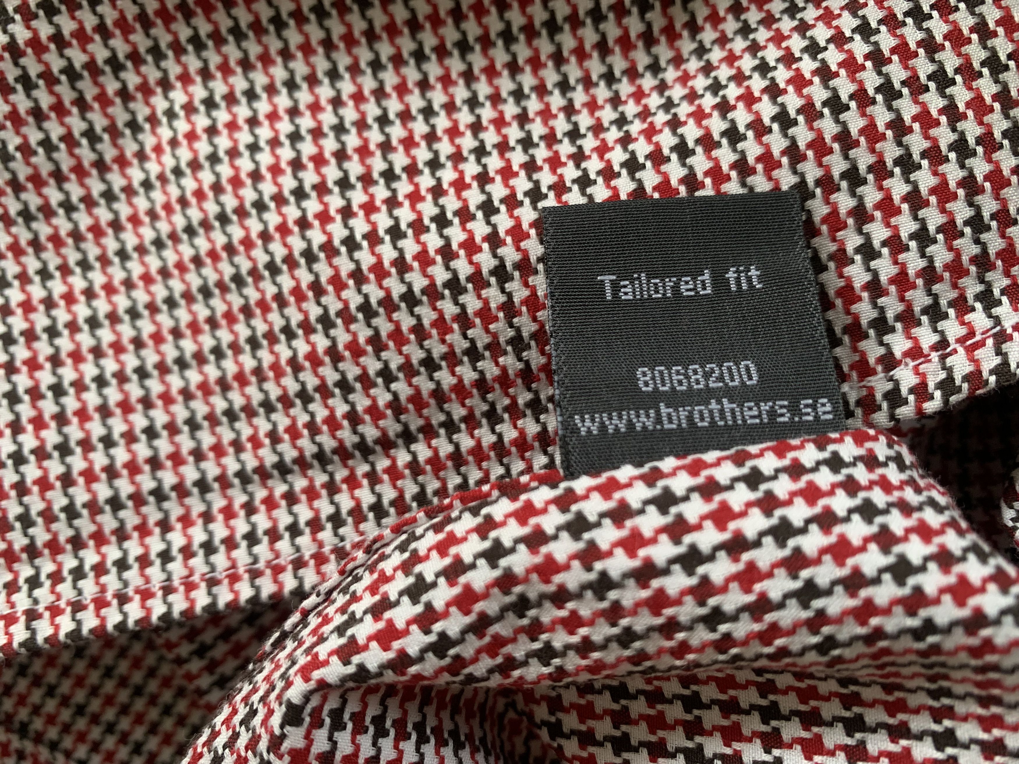 Briggs & Riley Riley Men's Button Check Plaid Long Sleeve Shirt Size US M / EU 48-50 / 2 - 10 Thumbnail