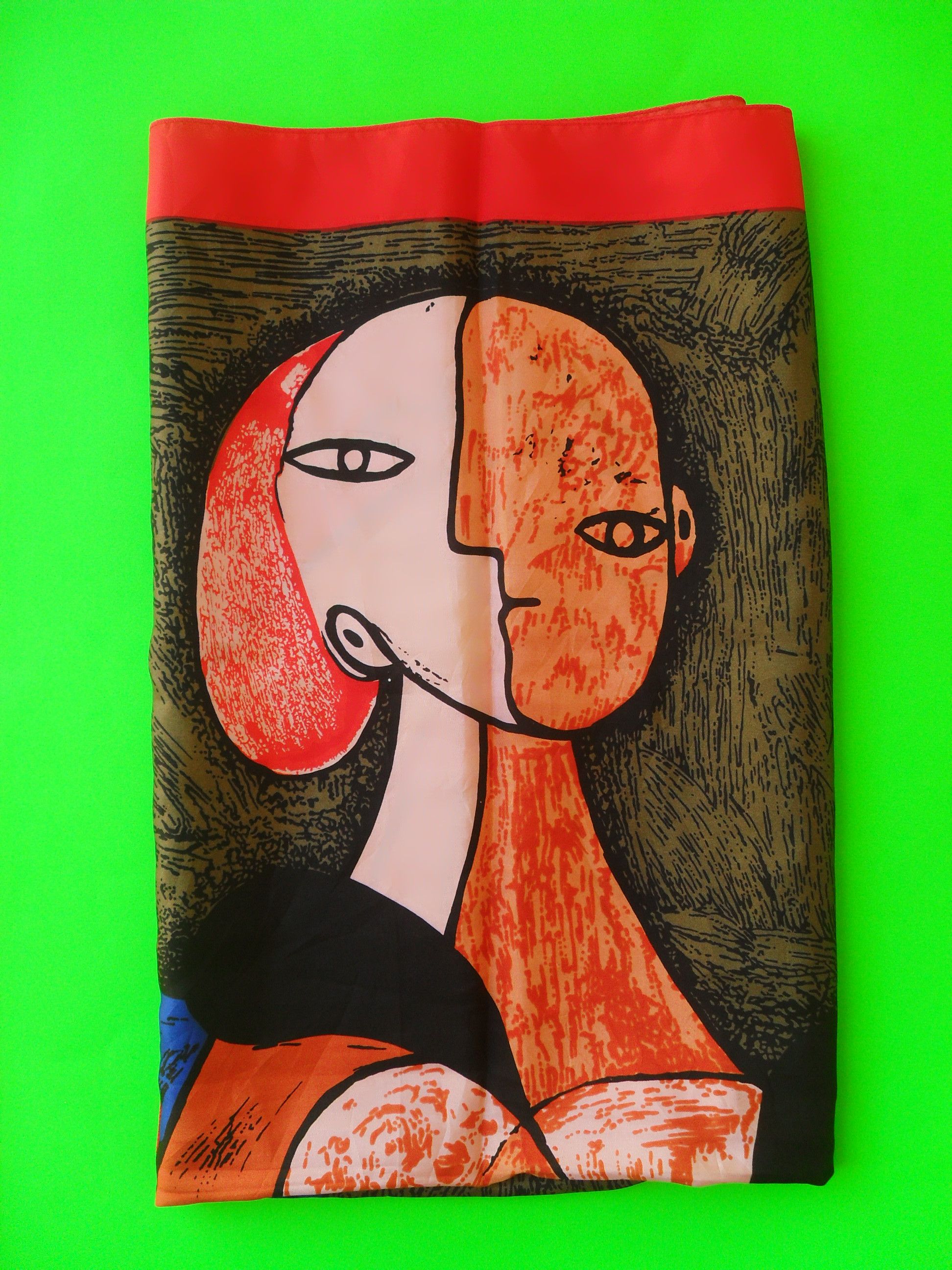Other Authentic vintage Art "Picasso" scarf. Size ONE SIZE - 3 Thumbnail