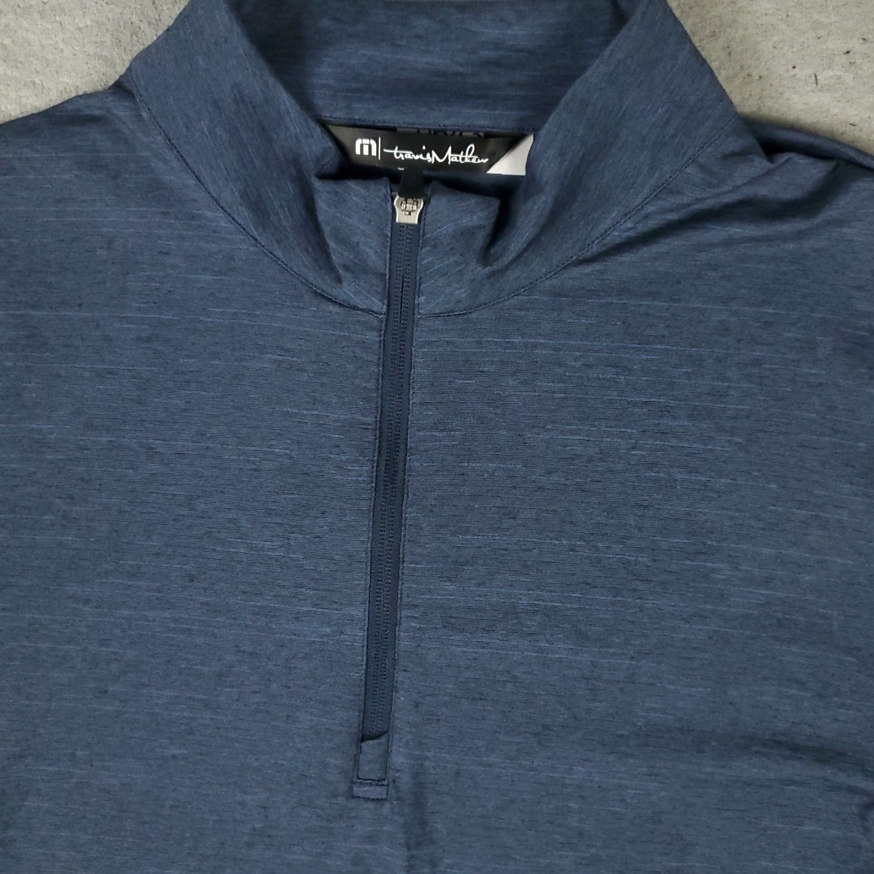 TravisMathew Travis Mathew Sweater Mens Medium Blue Lightweight 1/4 Zip Pullover Sweatshirt Shirt M Blue Pullover 1/4 Zip Mens Travis Mathew Sweatshirt Size US M / EU 48-50 / 2 - 2 Thumbnail