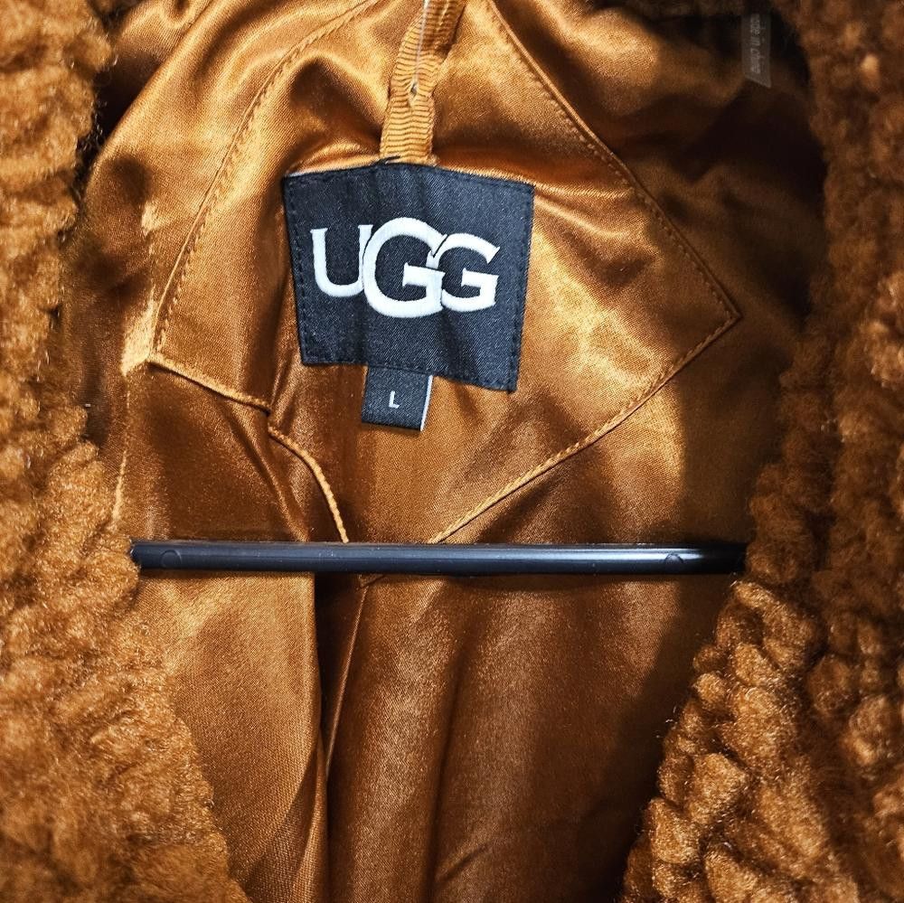 Ugg UGG Gertrude Short Teddy Coat Sz L Size L / US 10 / IT 46 - 2 Thumbnail