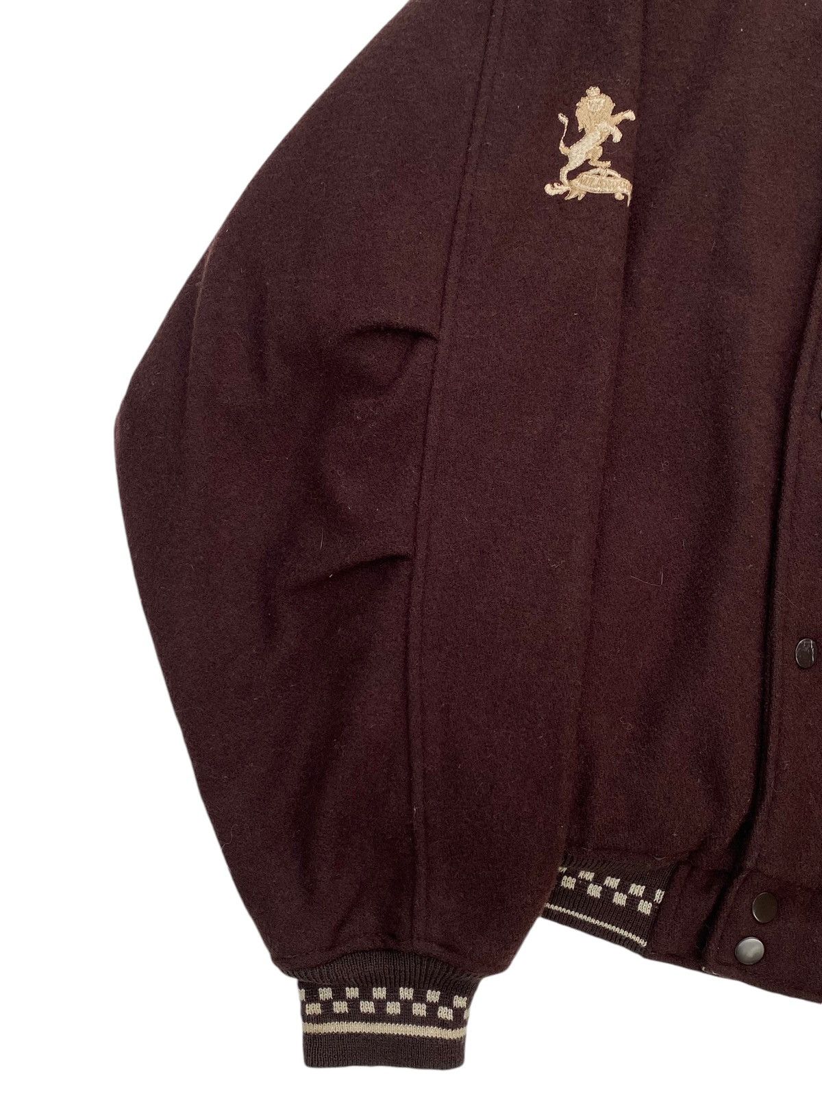 Vintage Vtg Milano Connection Wool Varsity Jacket Size US L / EU 52-54 / 3 - 6 Thumbnail
