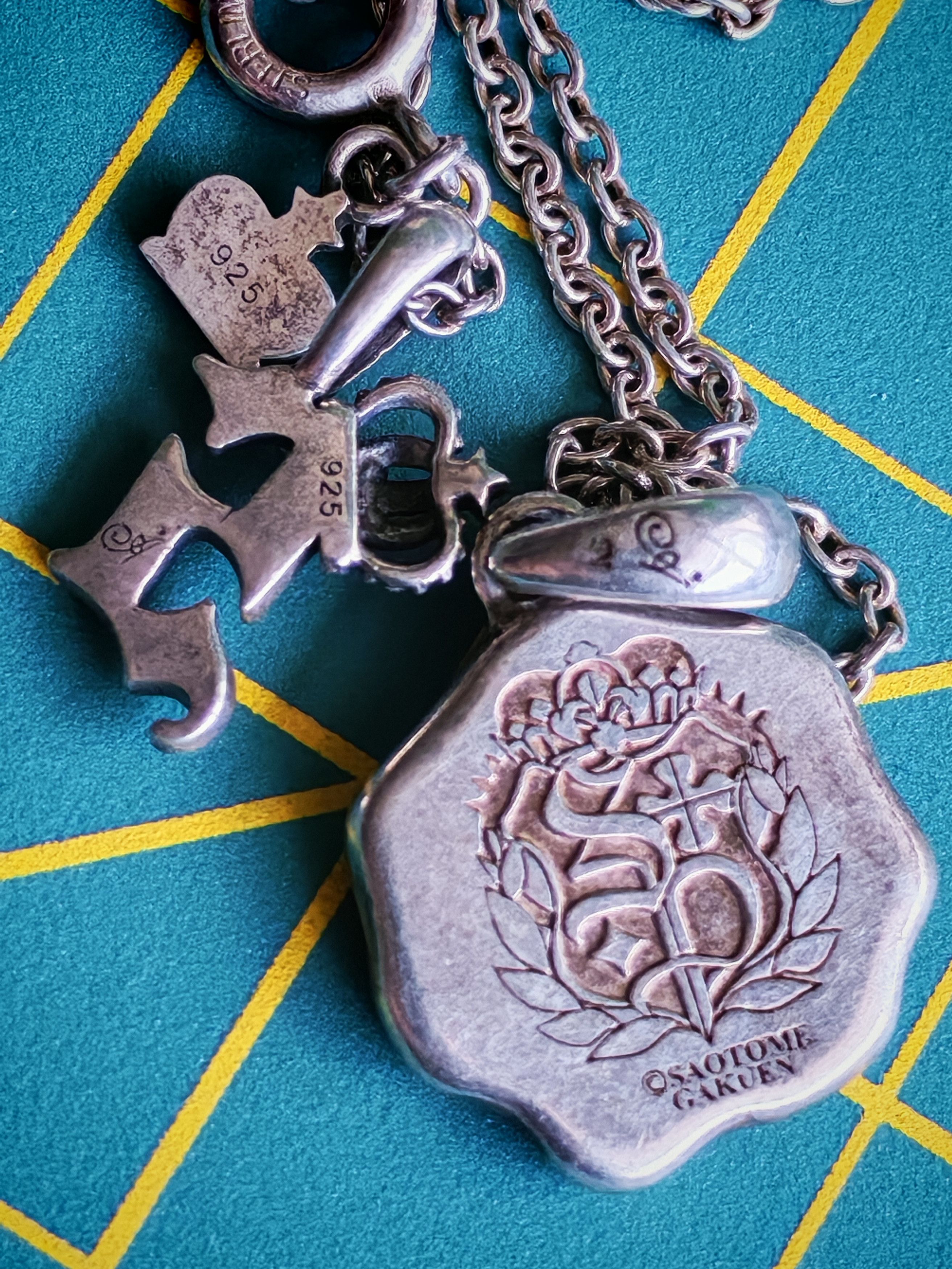 Other Saotome Gakuen Silver 925 Rare Pink Color Pendant Japan Pop Size ONE SIZE - 2 Thumbnail