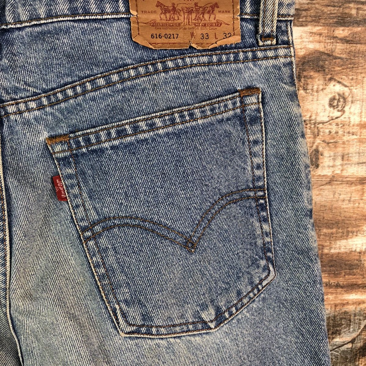 616 Levis Blue vintage Denim Pants #A1923