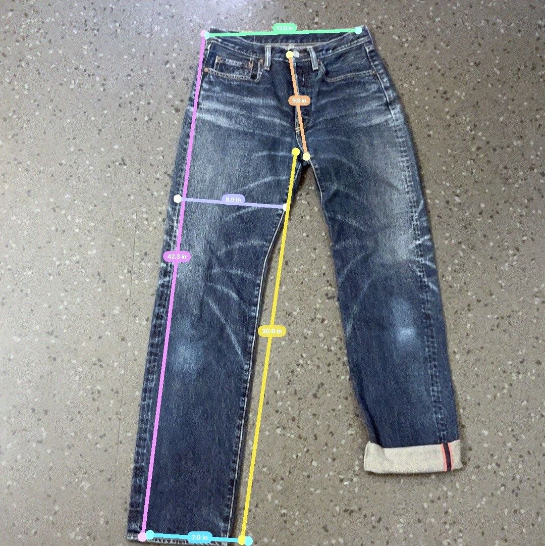 Pigalle Kiro Hirata Japanese Denim Jeans 31 Selvedge Size US 31 - 6 Thumbnail