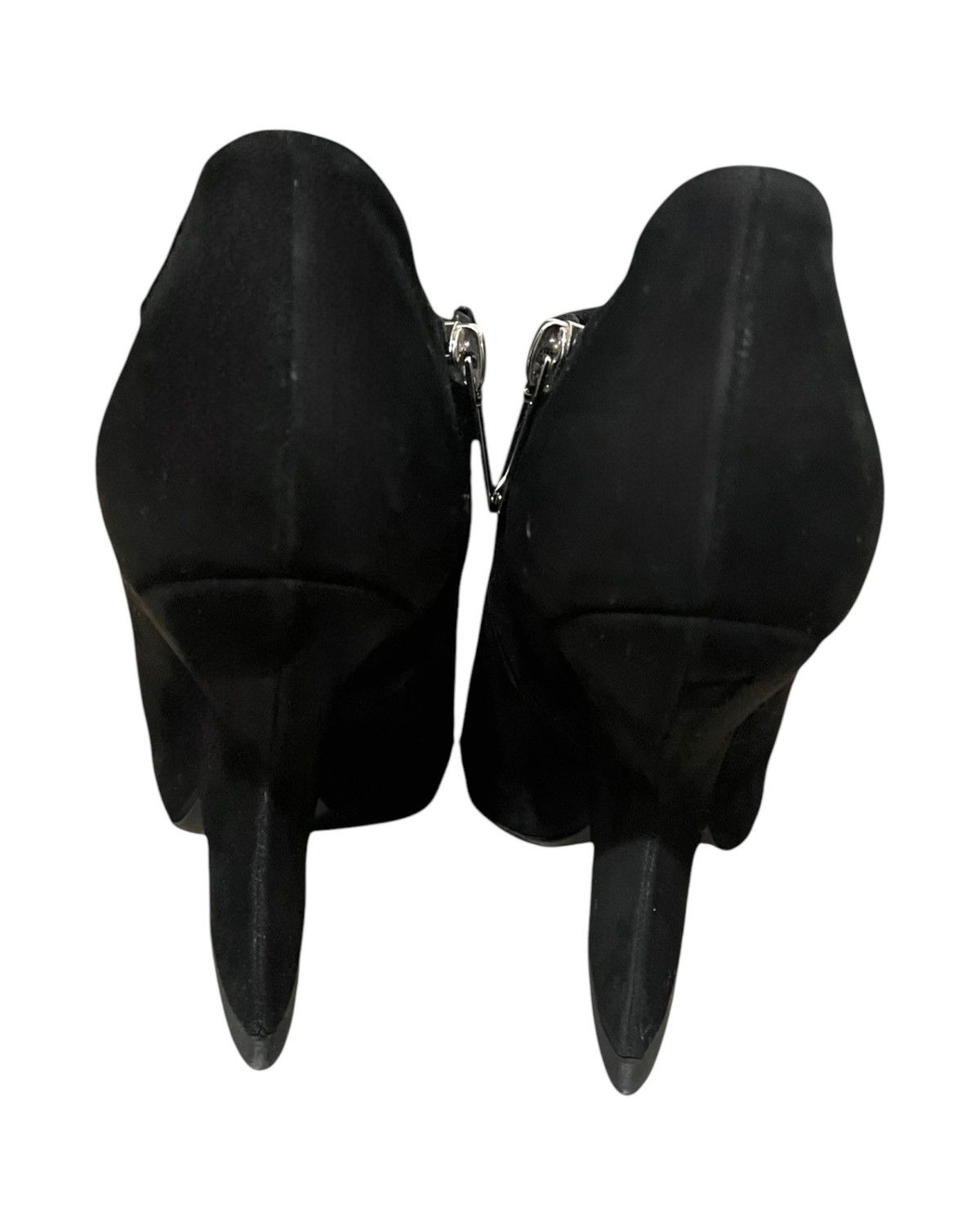 Dior Dior Black Suede Ankle Boots Size US 7 / IT 37 - 8 Thumbnail