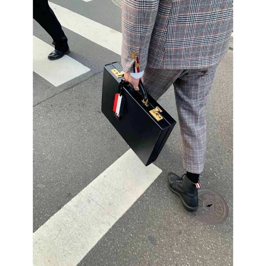 Thom Browne Thom Browne Classic Carved Hi Top Wood Sole US9 (Nike43) Size US 9 / EU 42 - 6 Thumbnail