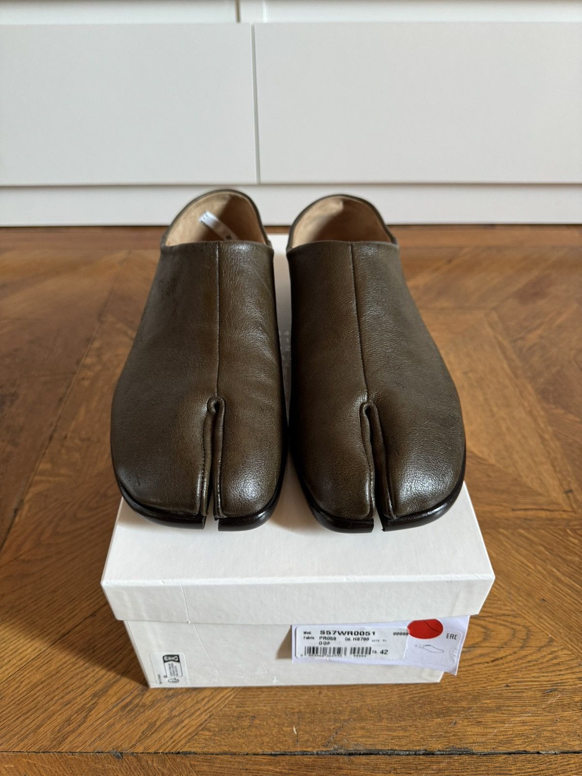 Maison Margiela SOLD Maison Margiela Tabi Slip On Babouches 