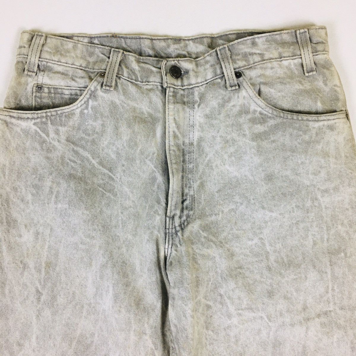 Levi's Vintage Levi’s 350 Acid Wash Black Tab Made in USA Size US 34 / EU 50 - 4 Thumbnail